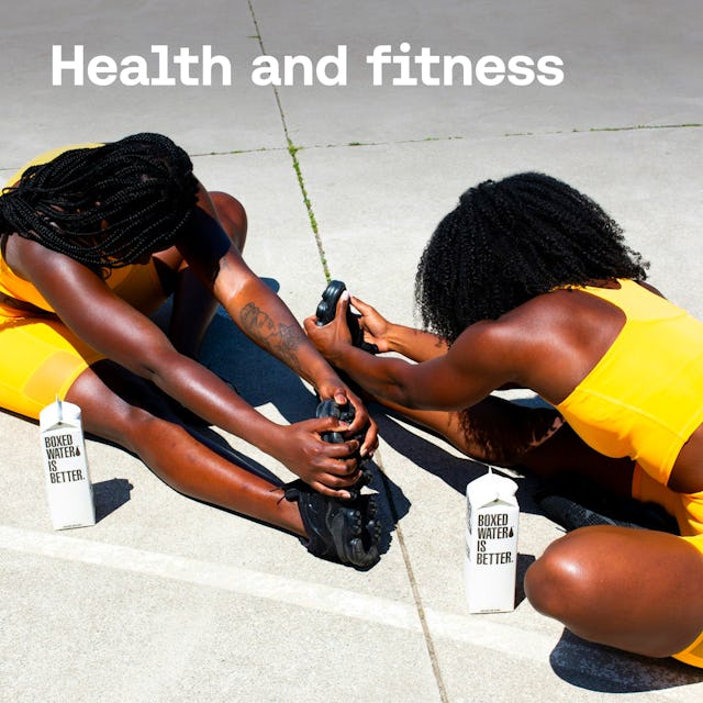 Free health and fitness music cover image