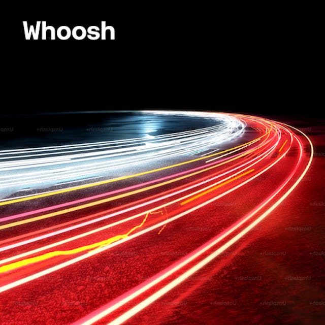Free whoosh sound effects cover image