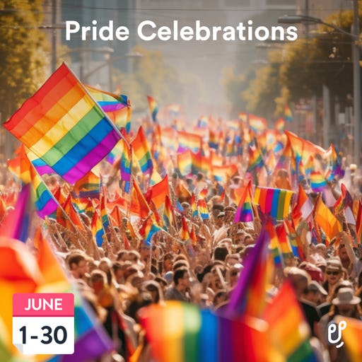Pride Month Celebrations artwork