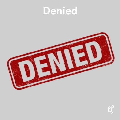 Denied artwork