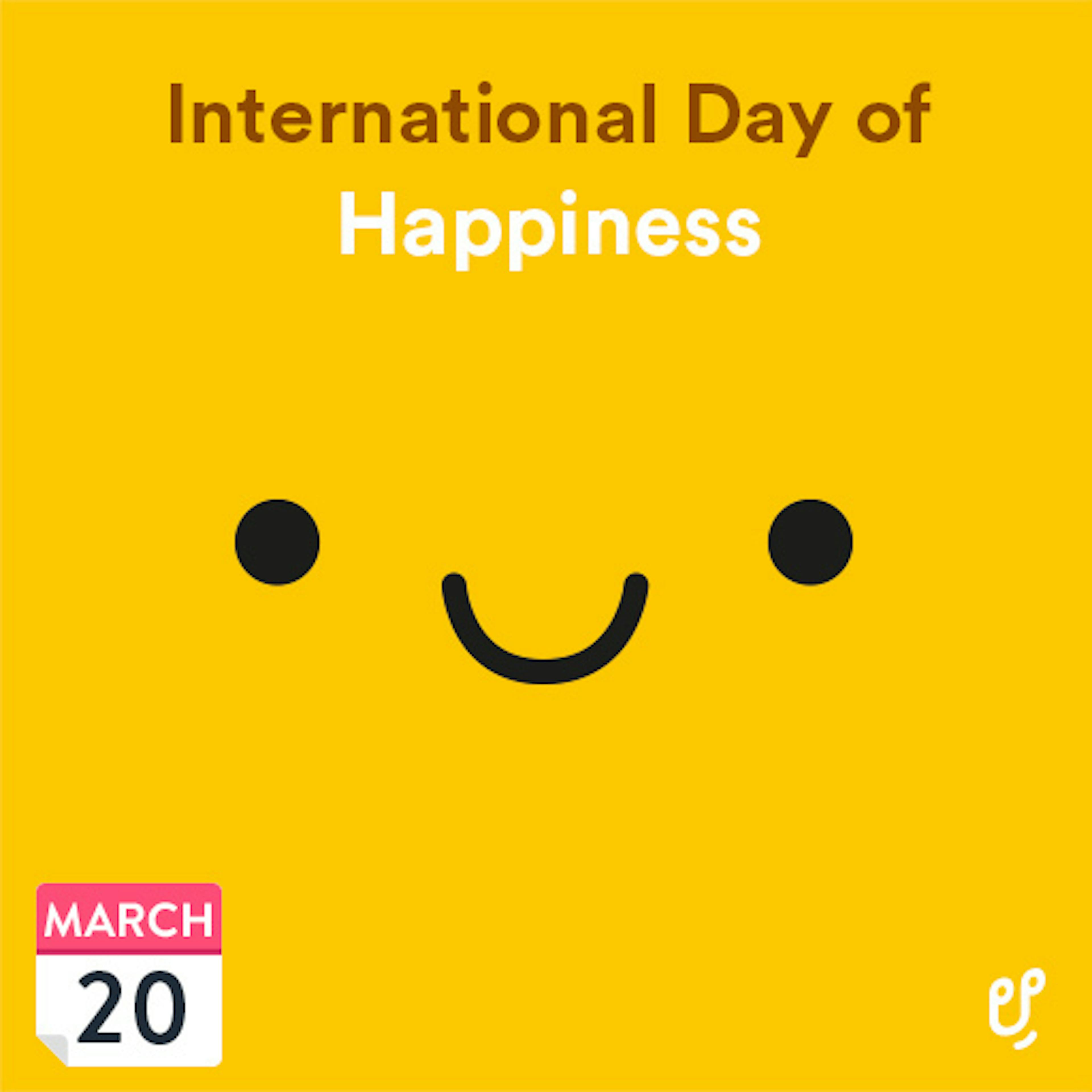 International Day of Happiness artwork