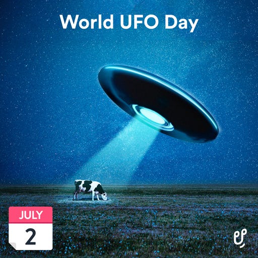 World UFO Day artwork
