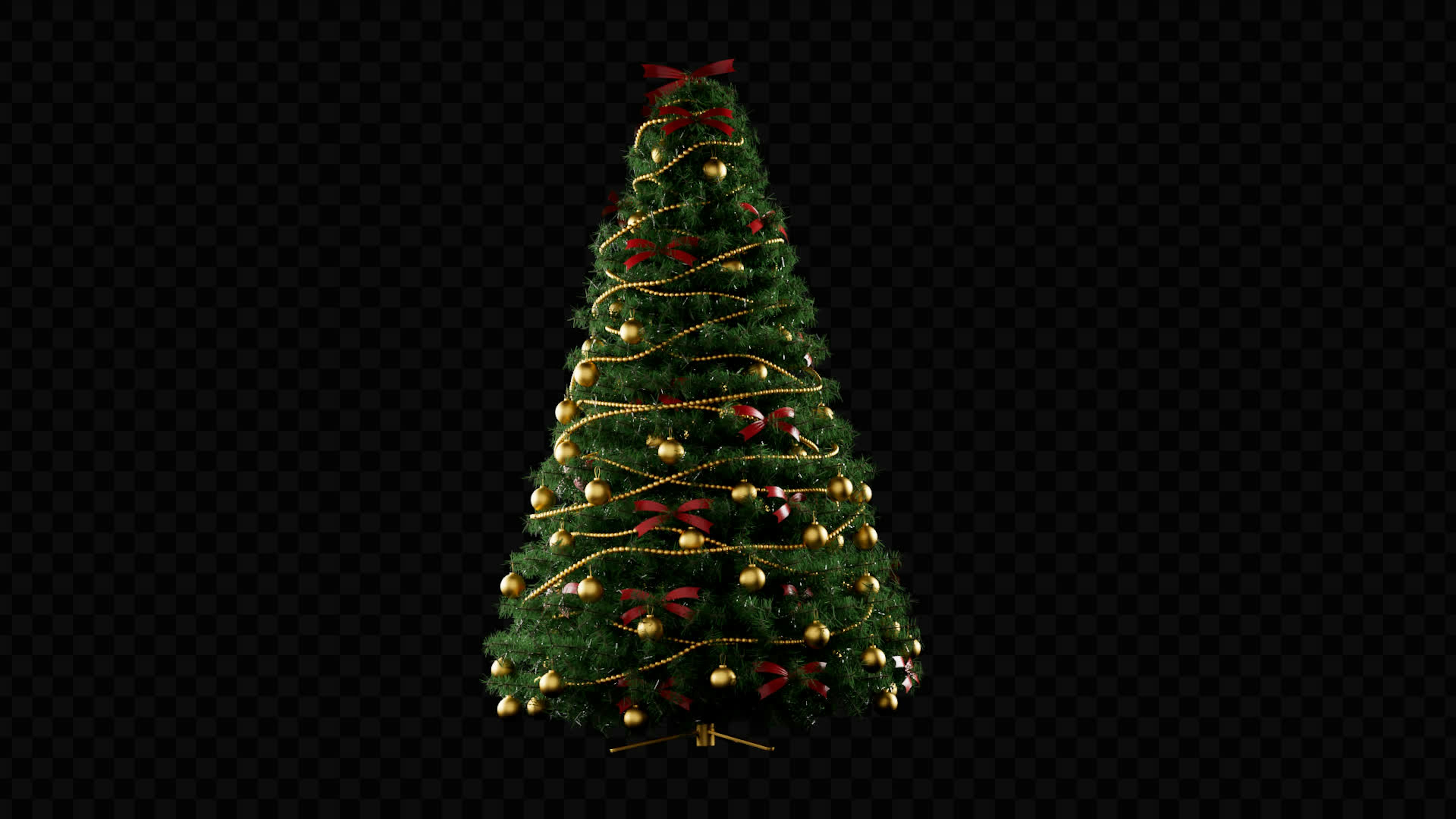 3D Christmas Tree on Alpha Loop