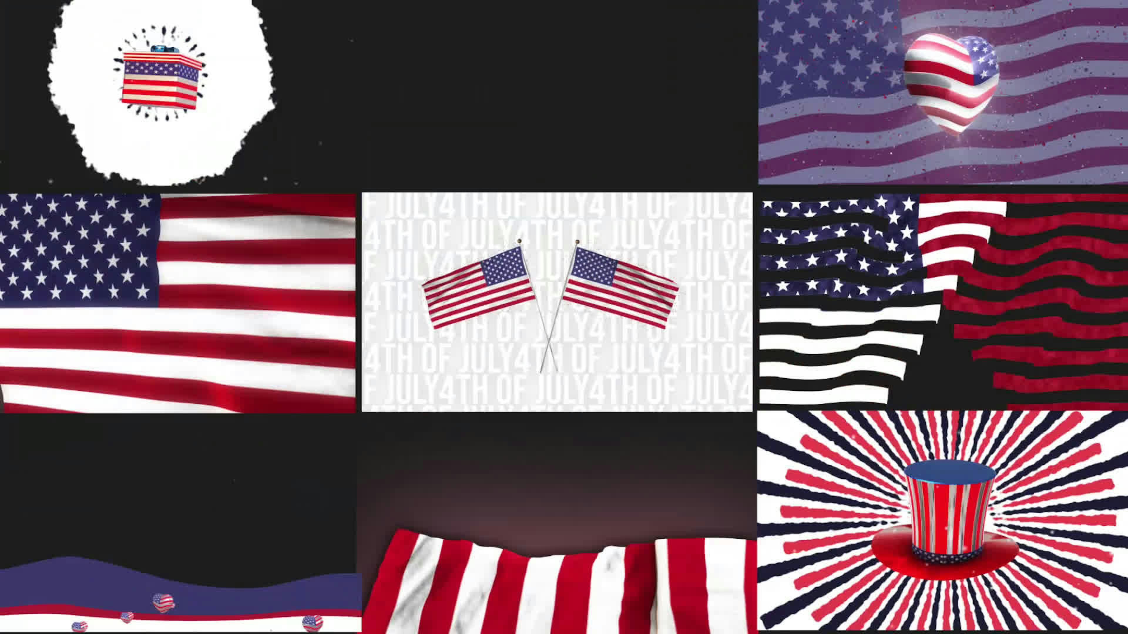 4th Of July Transitions