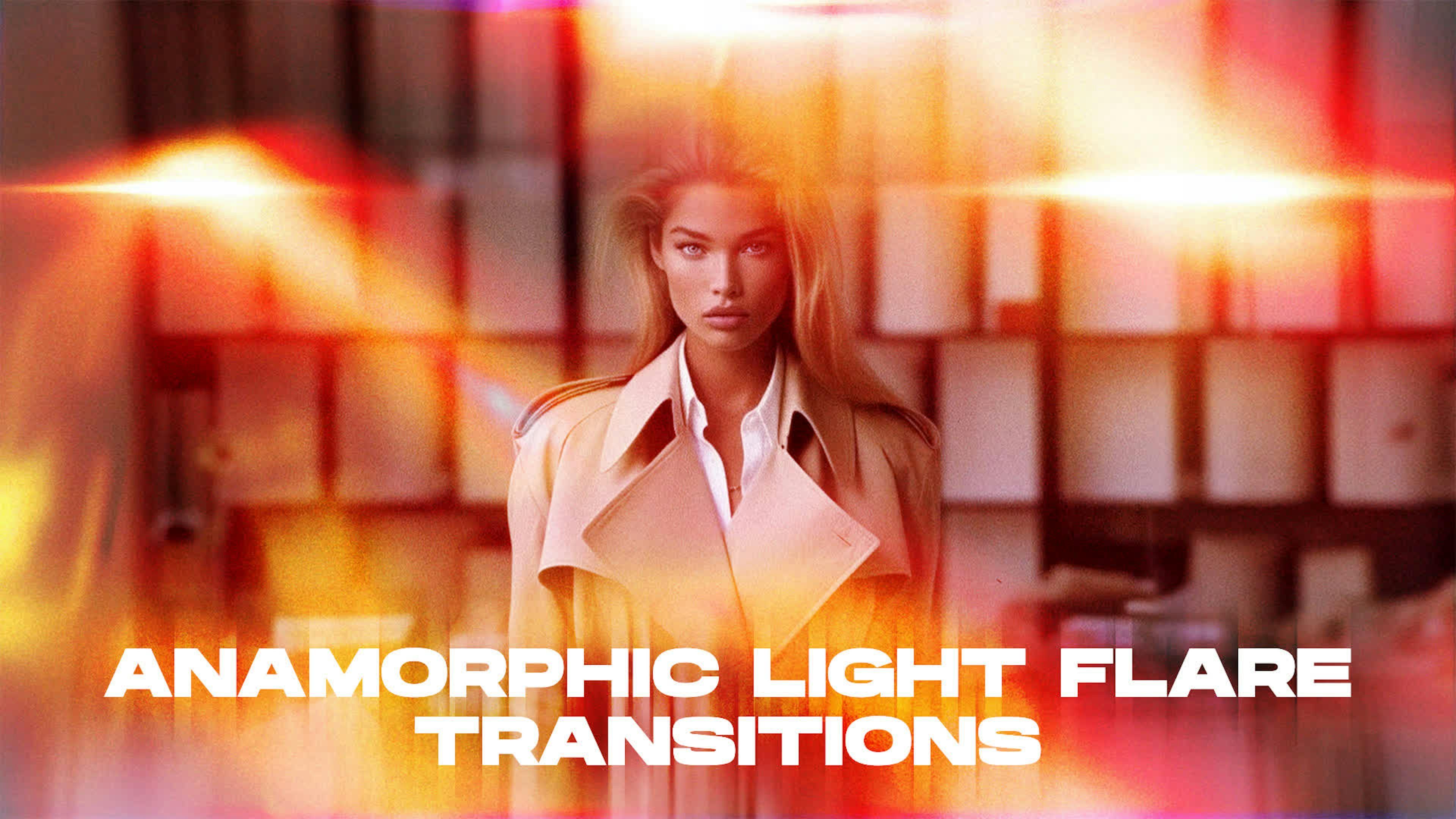 Anamorphic Light Flare Transitions