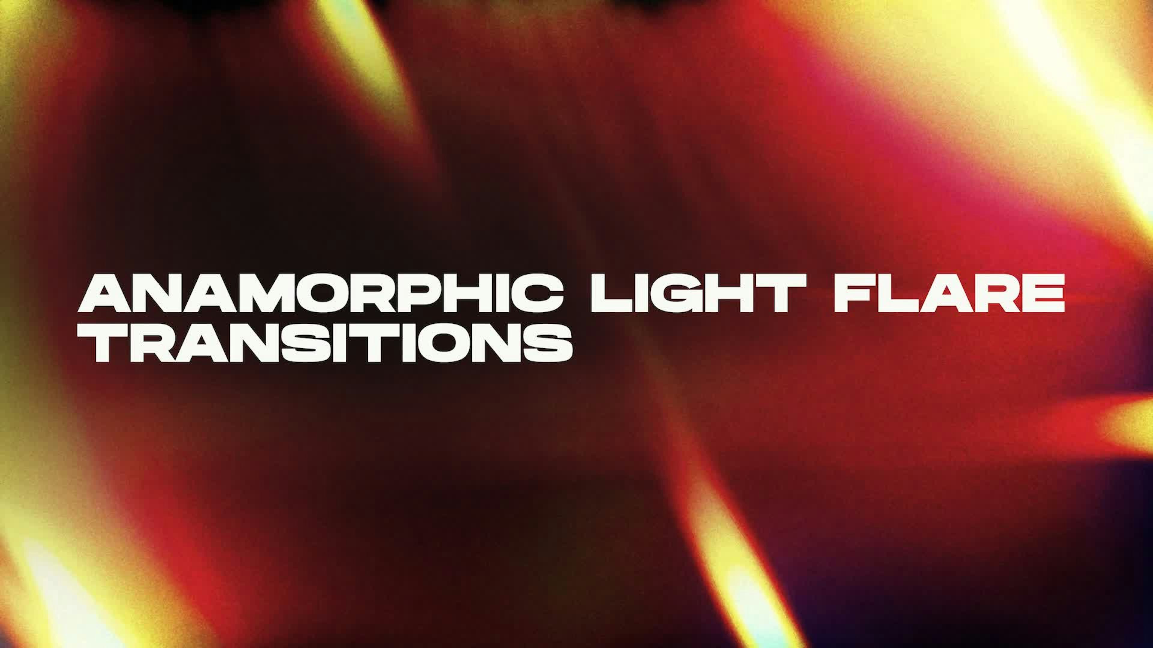 Anamorphic Light Flare Transitions