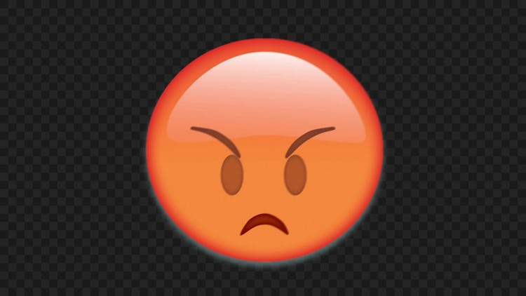Animated Angry Swearing Emoji • Motion Graphics Template • Uppbeat