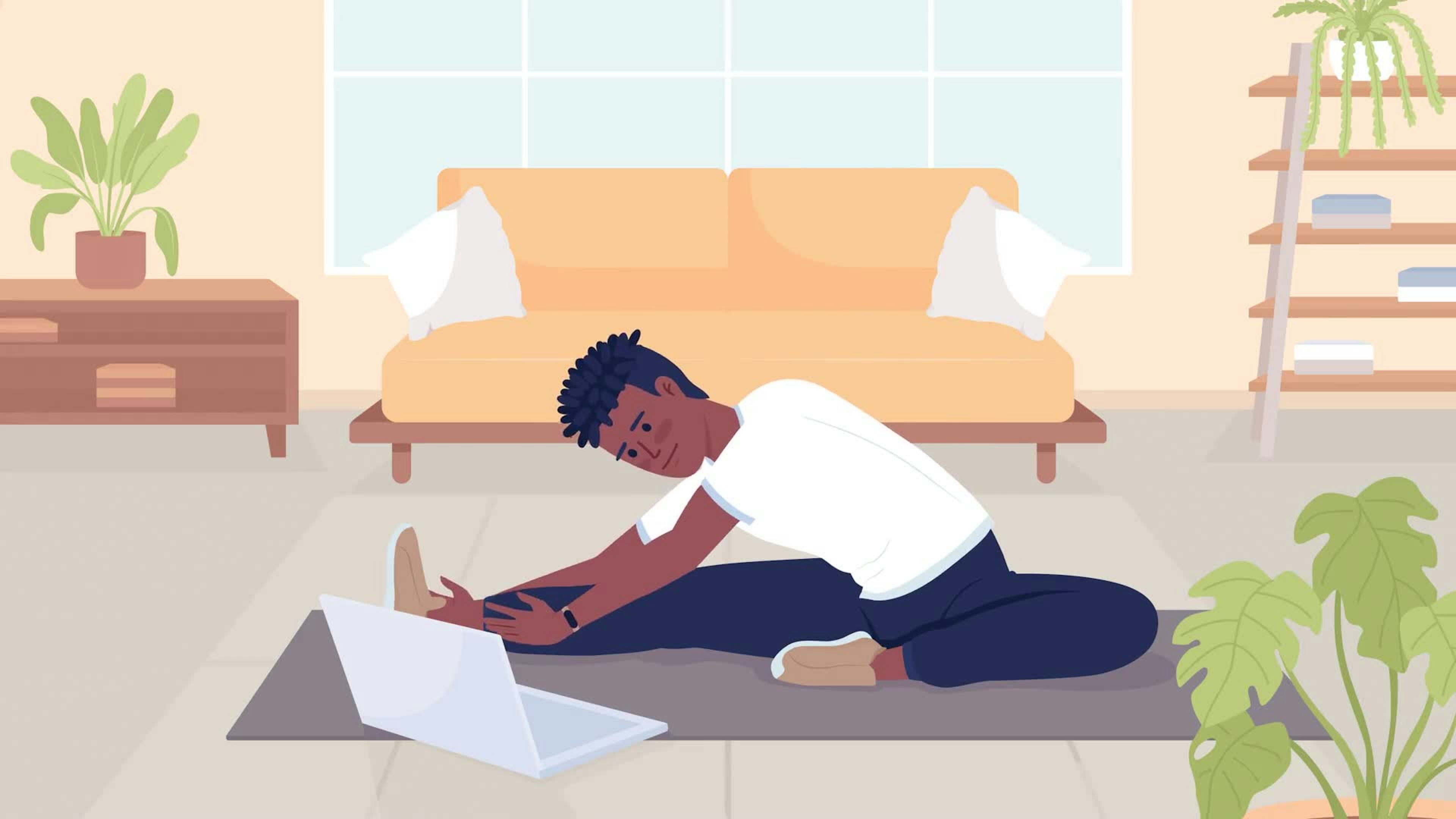 Animated At-Home Fitness