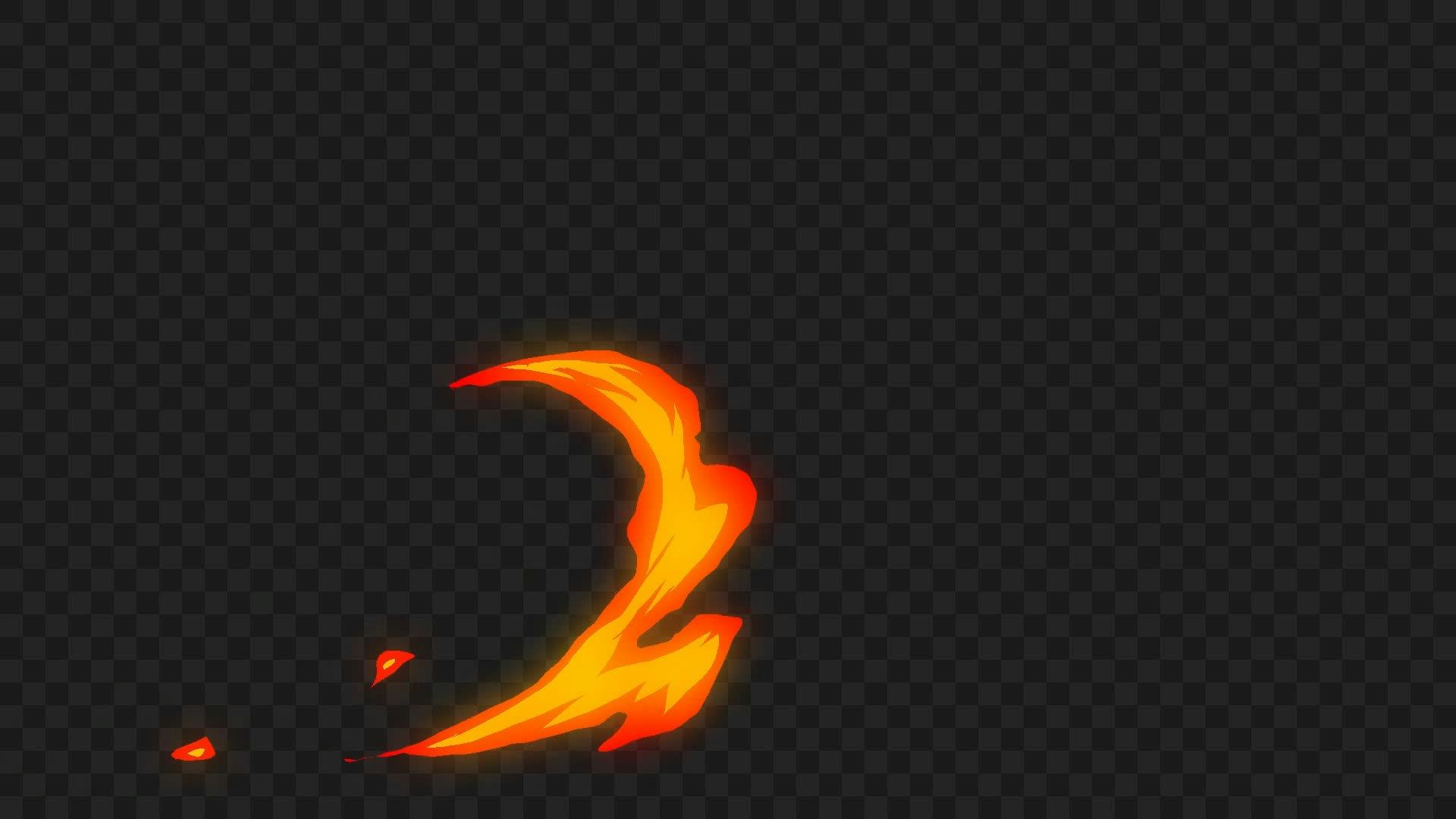 Fire Animation Grid Animated Circle Fire Element • Motion Graphics Template • Uppbeat