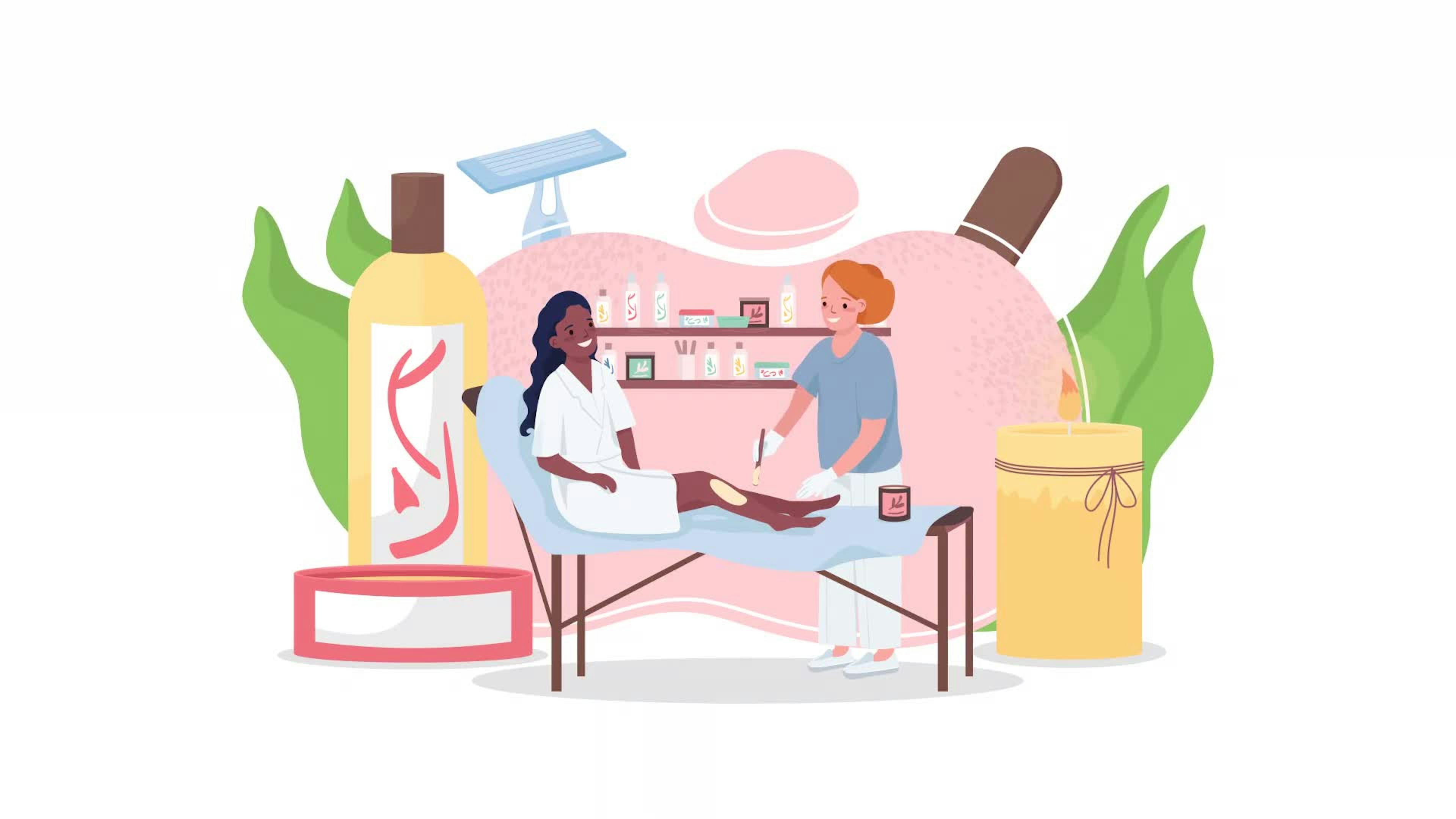 Animated Hair Removal Concept