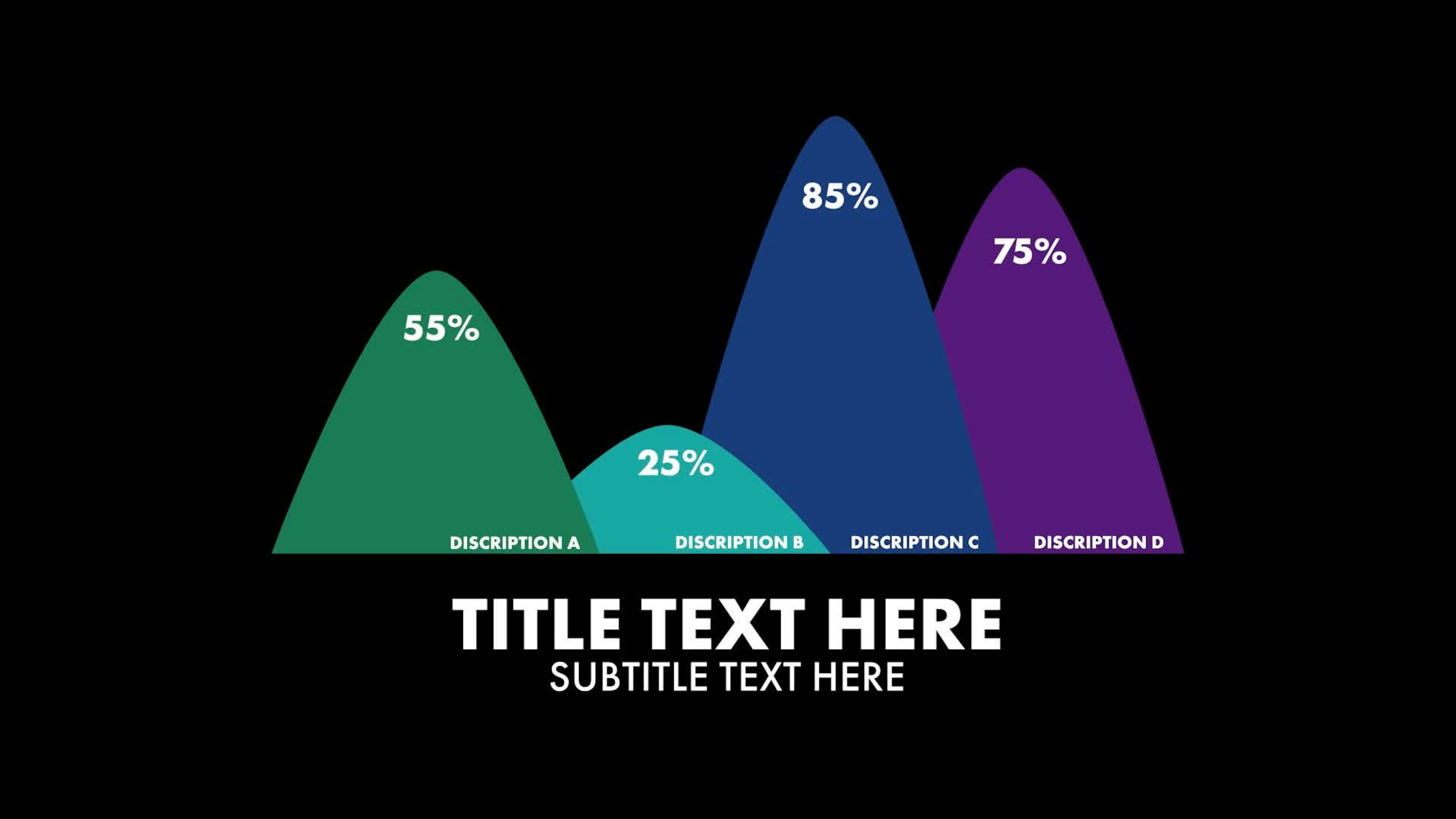 Animated Infographics Pie Chart Percentage