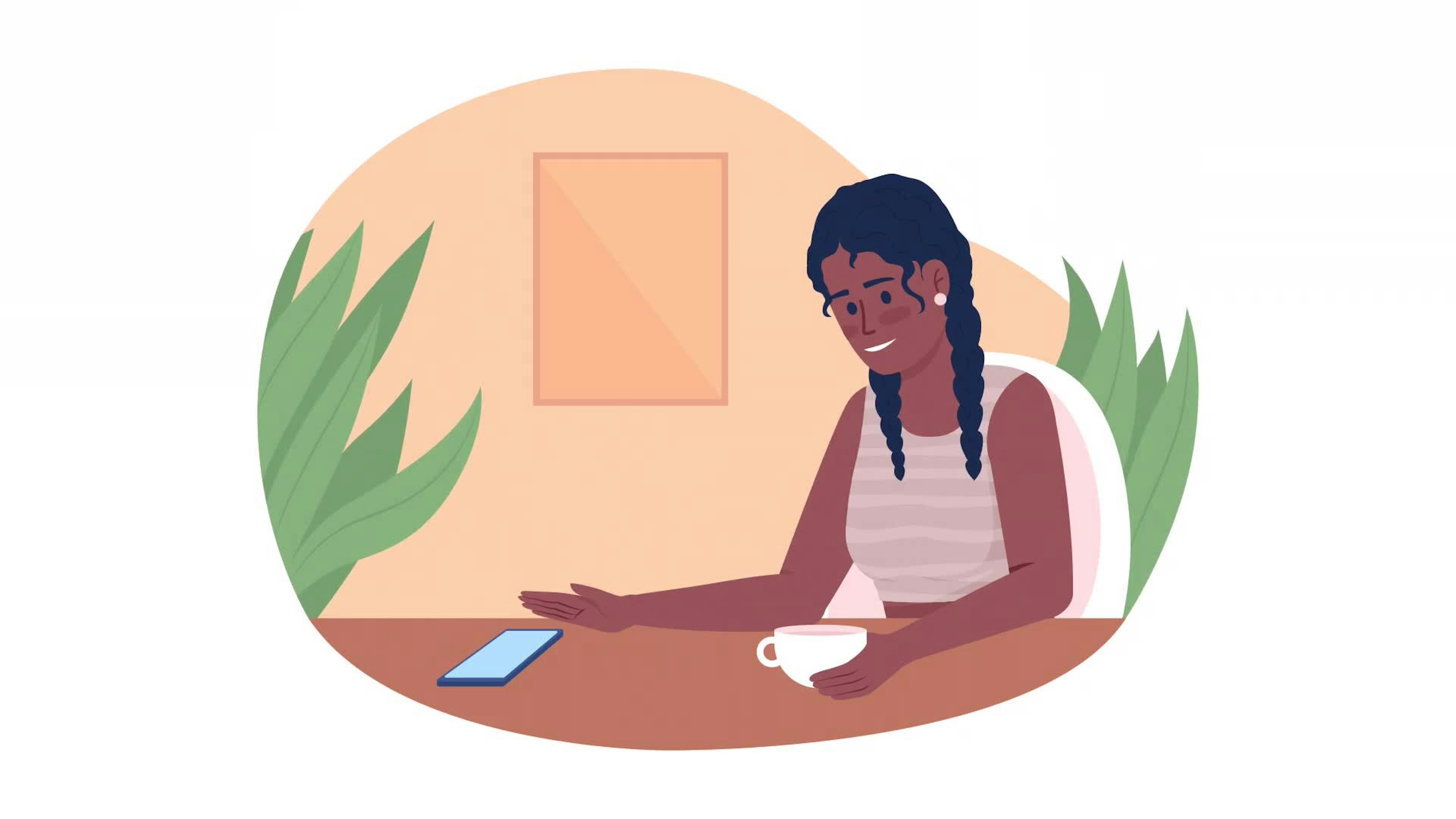 Animated Isolated Social Media Detox