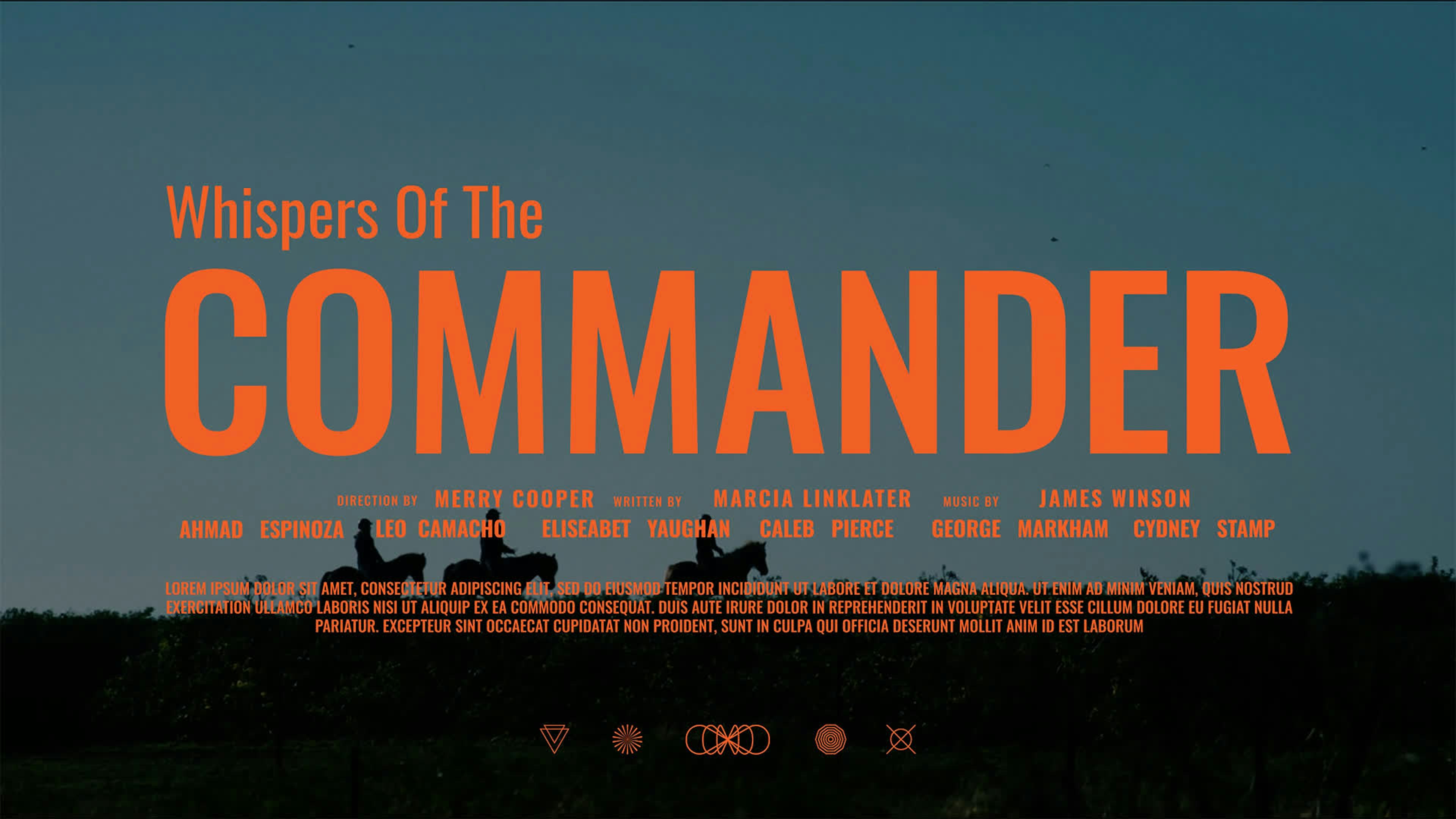 Animated Movie Typography
