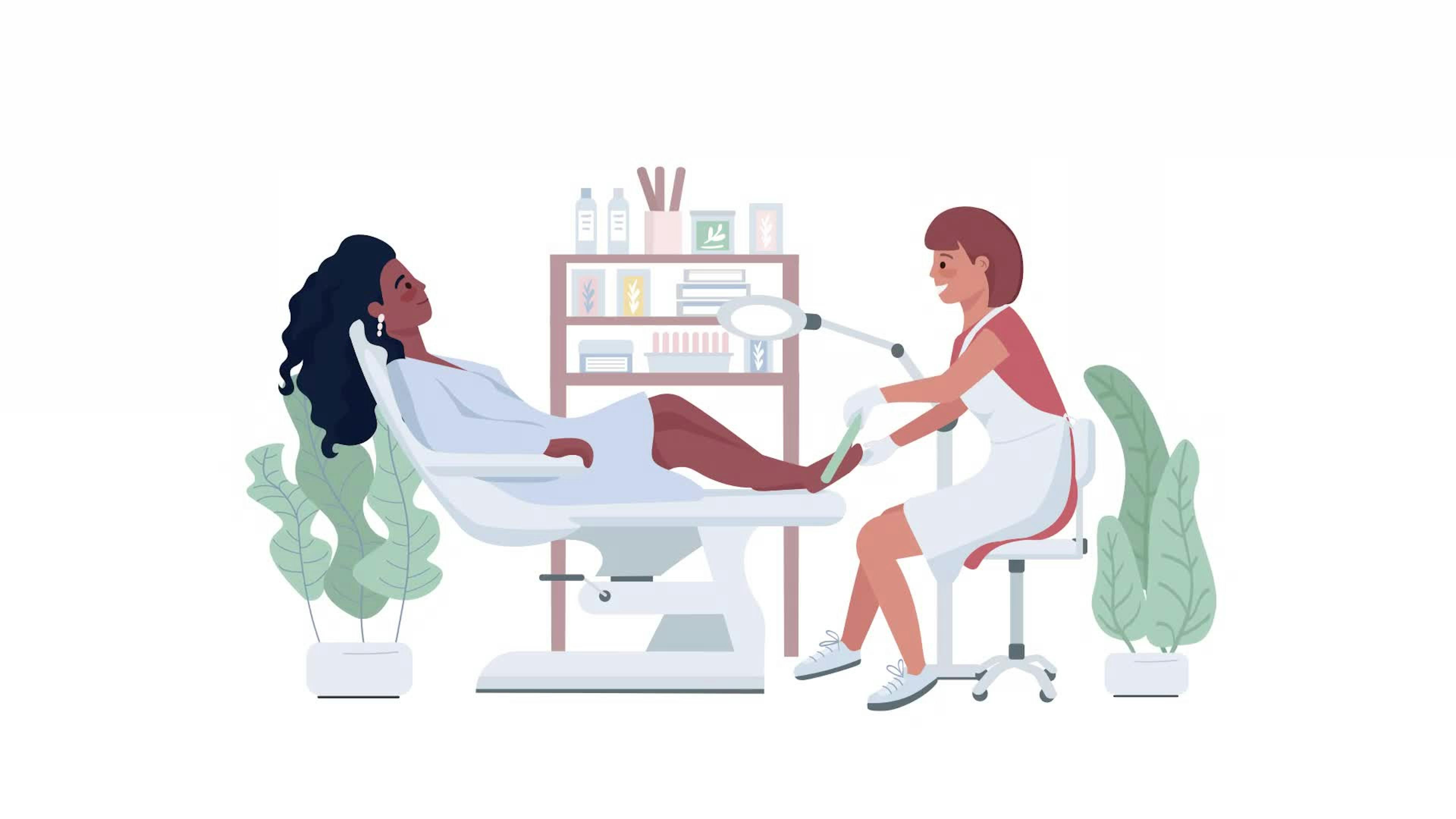 Animated Nail Care Procedure