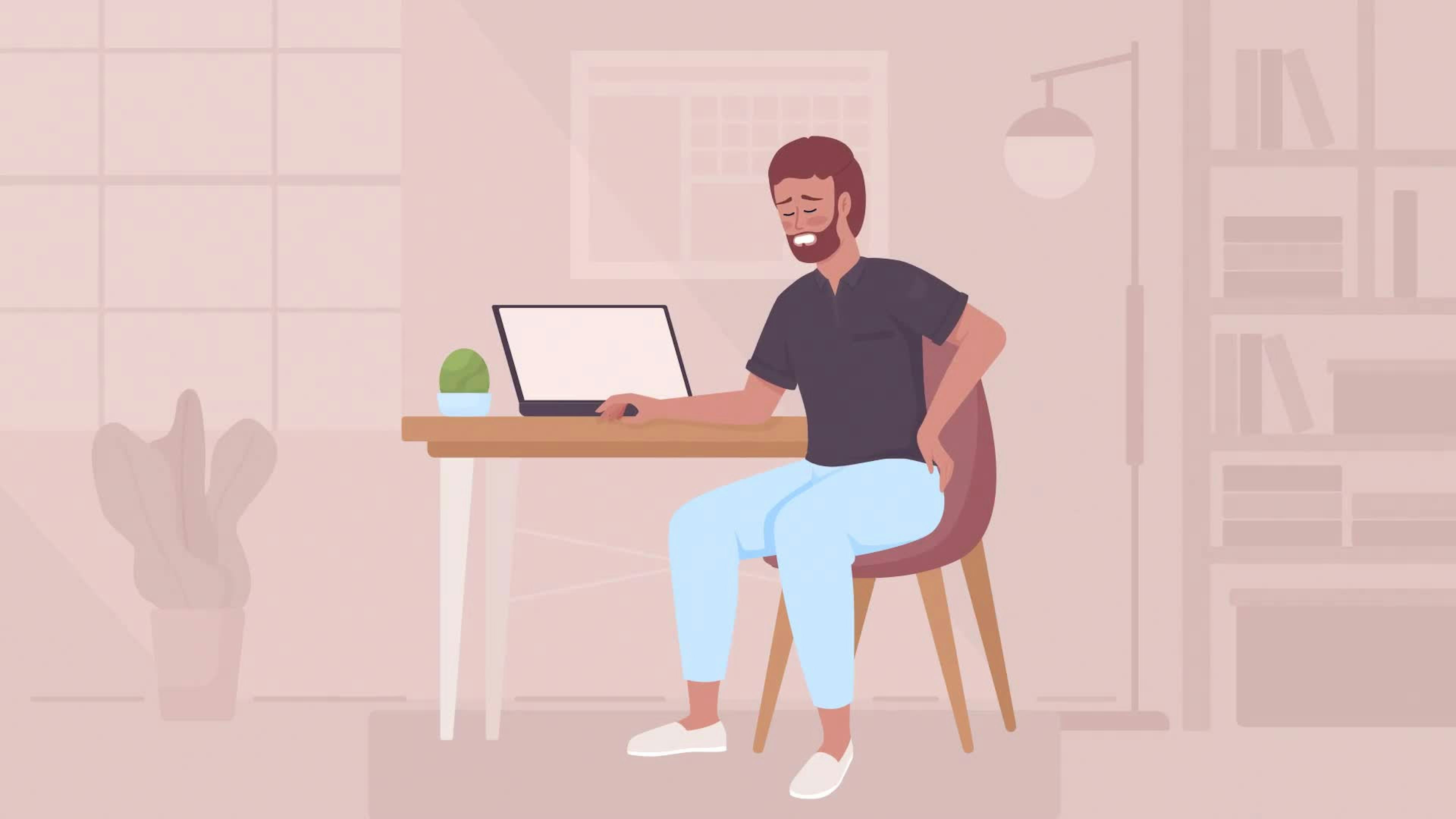 Animated Spine Problem Illustration