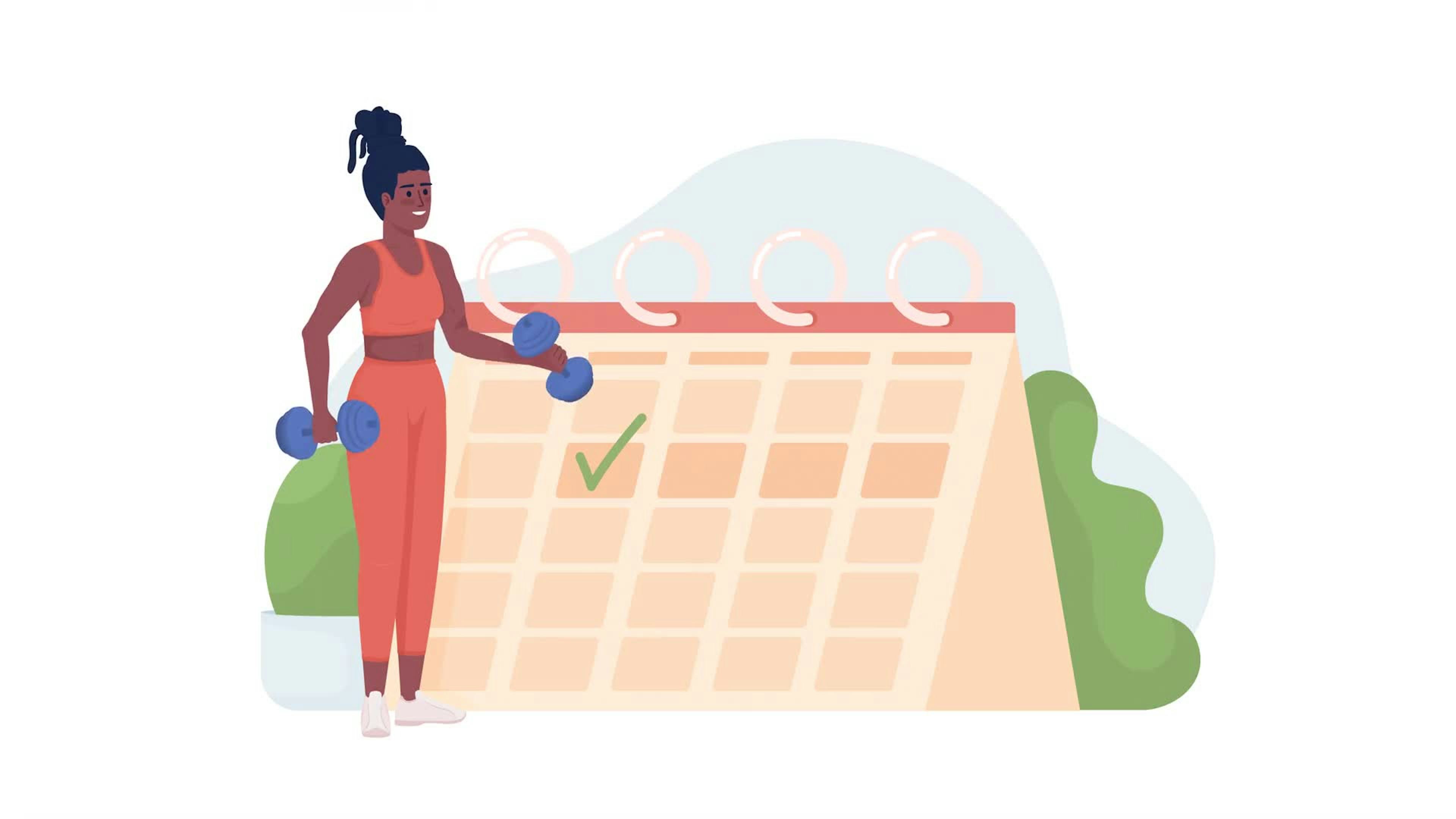 Animated Workout Schedule