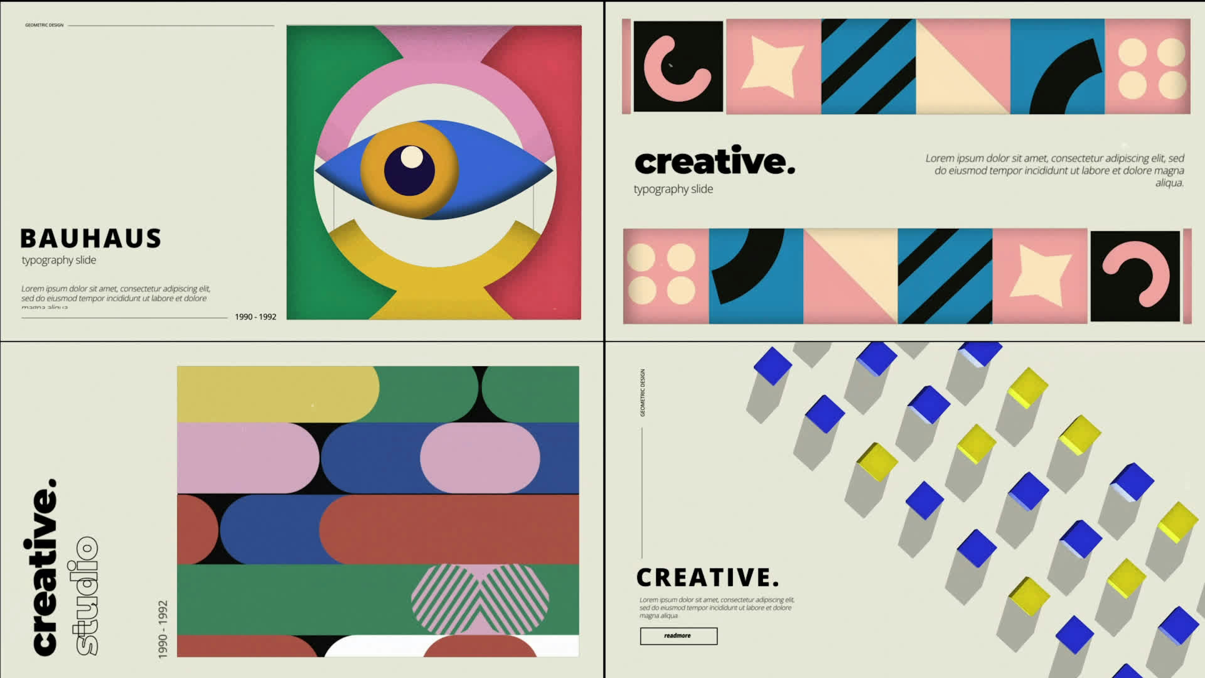 Bauhaus Typography Pack