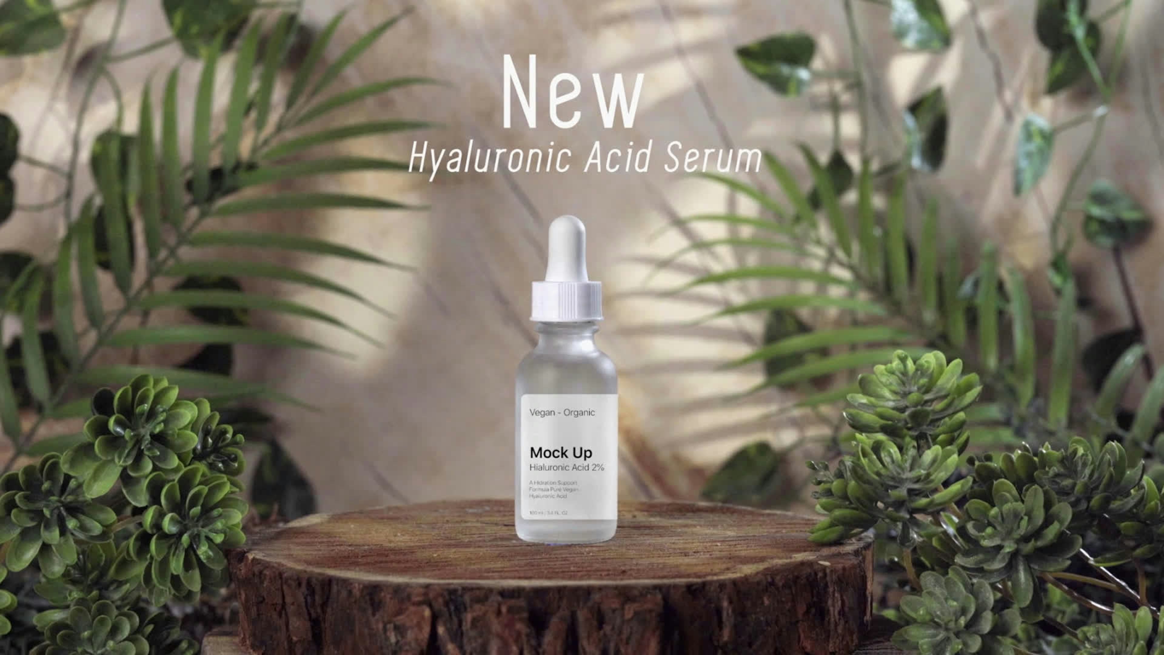Beauty Product Serum Mock Up