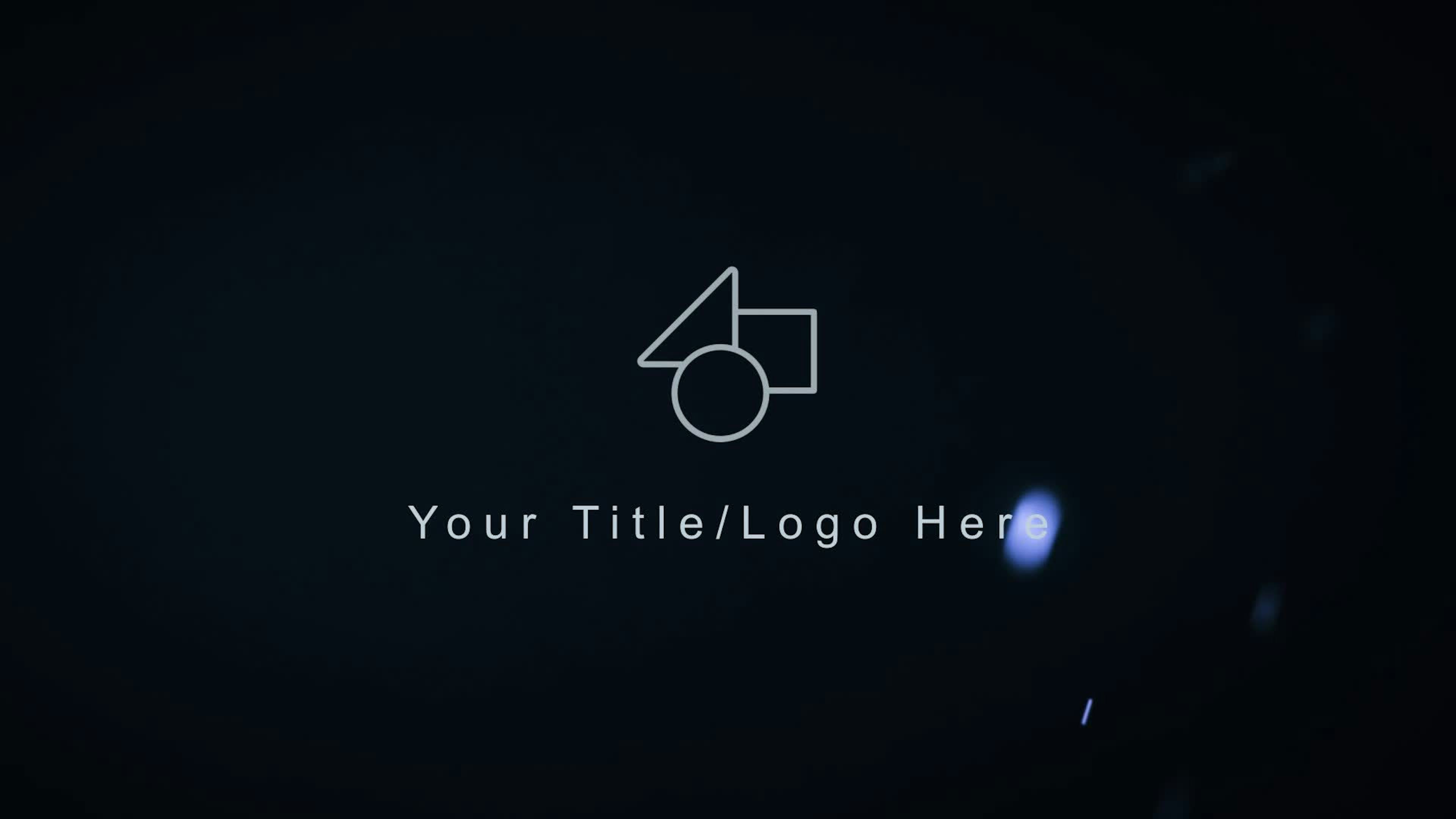Blue Ripple Logo Reveal