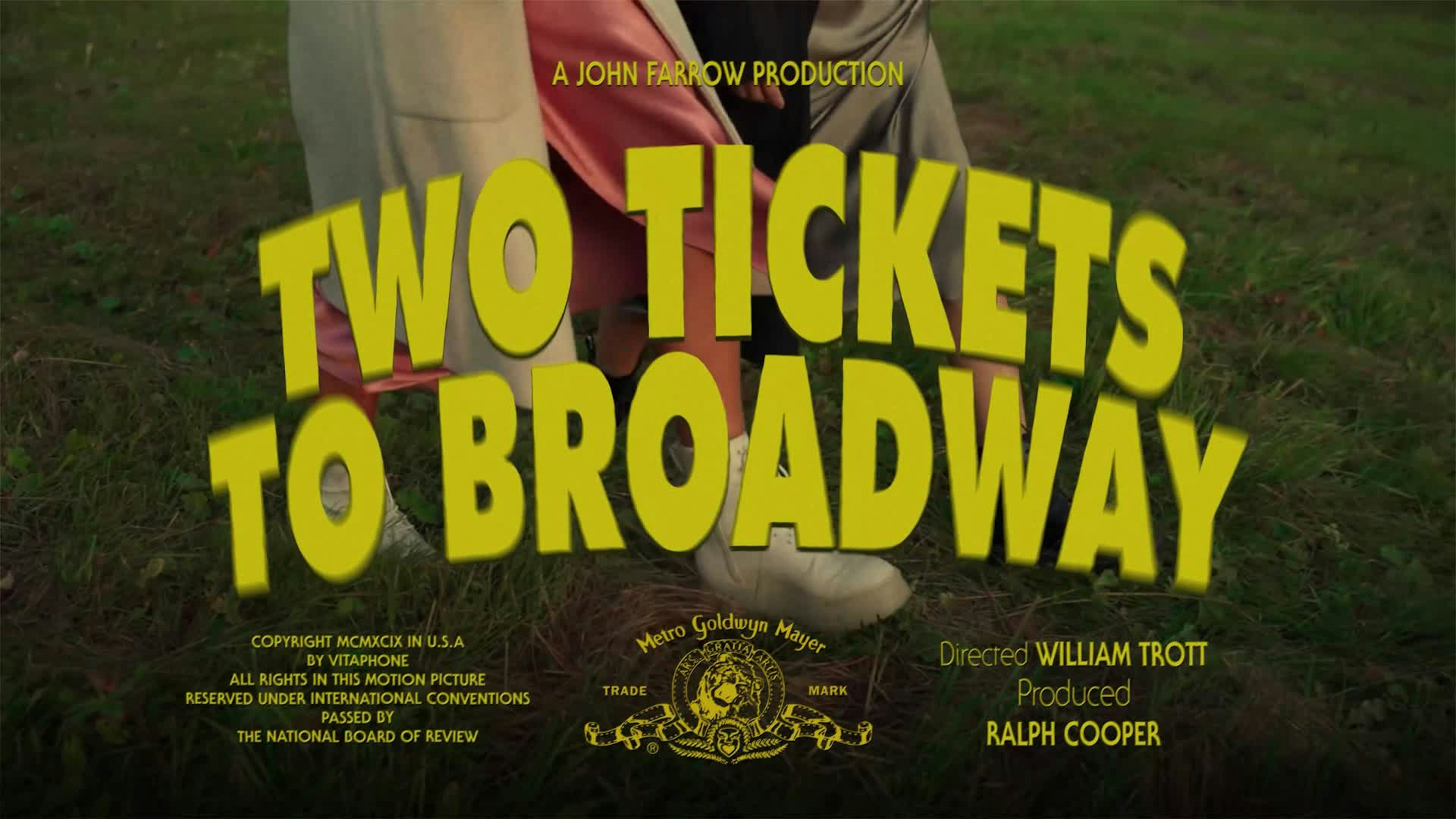 Bold Vintage Movie Typography