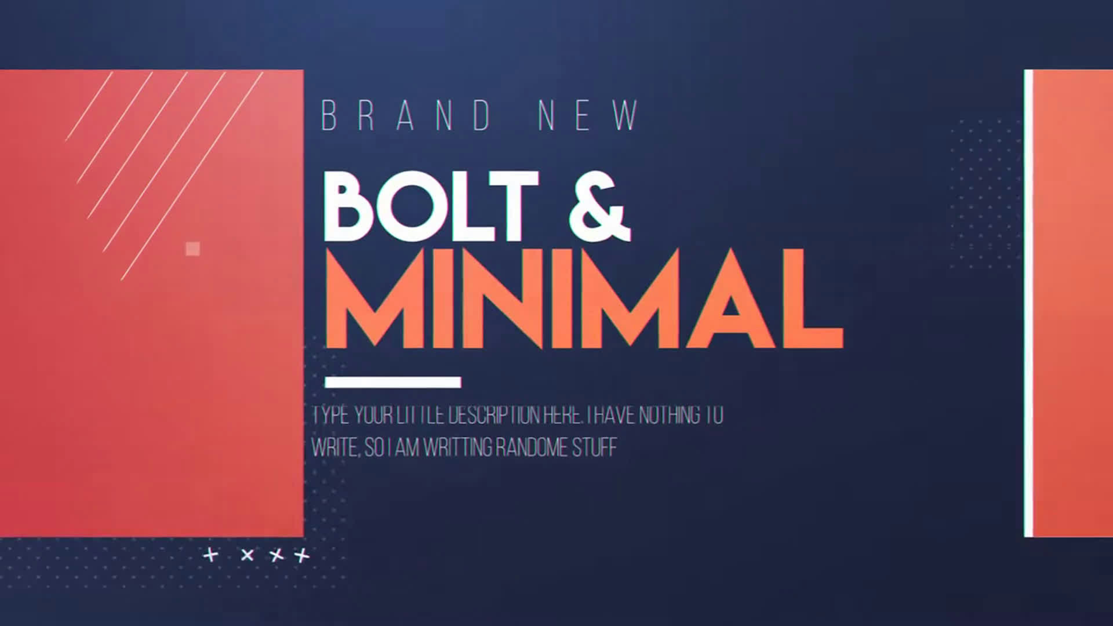 Bolt And Minimal