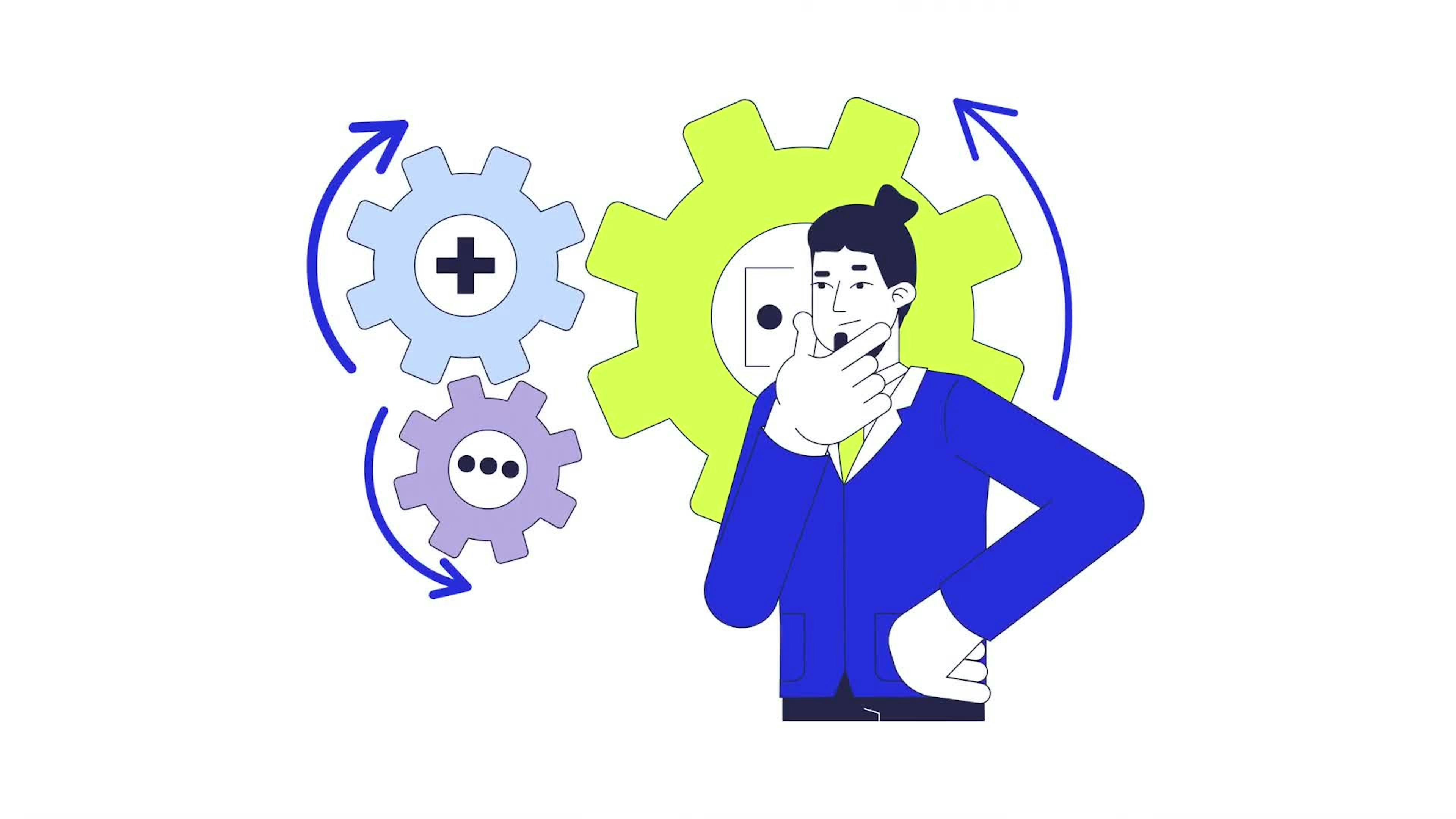 Brainstorming Problem Solving 2D Animation