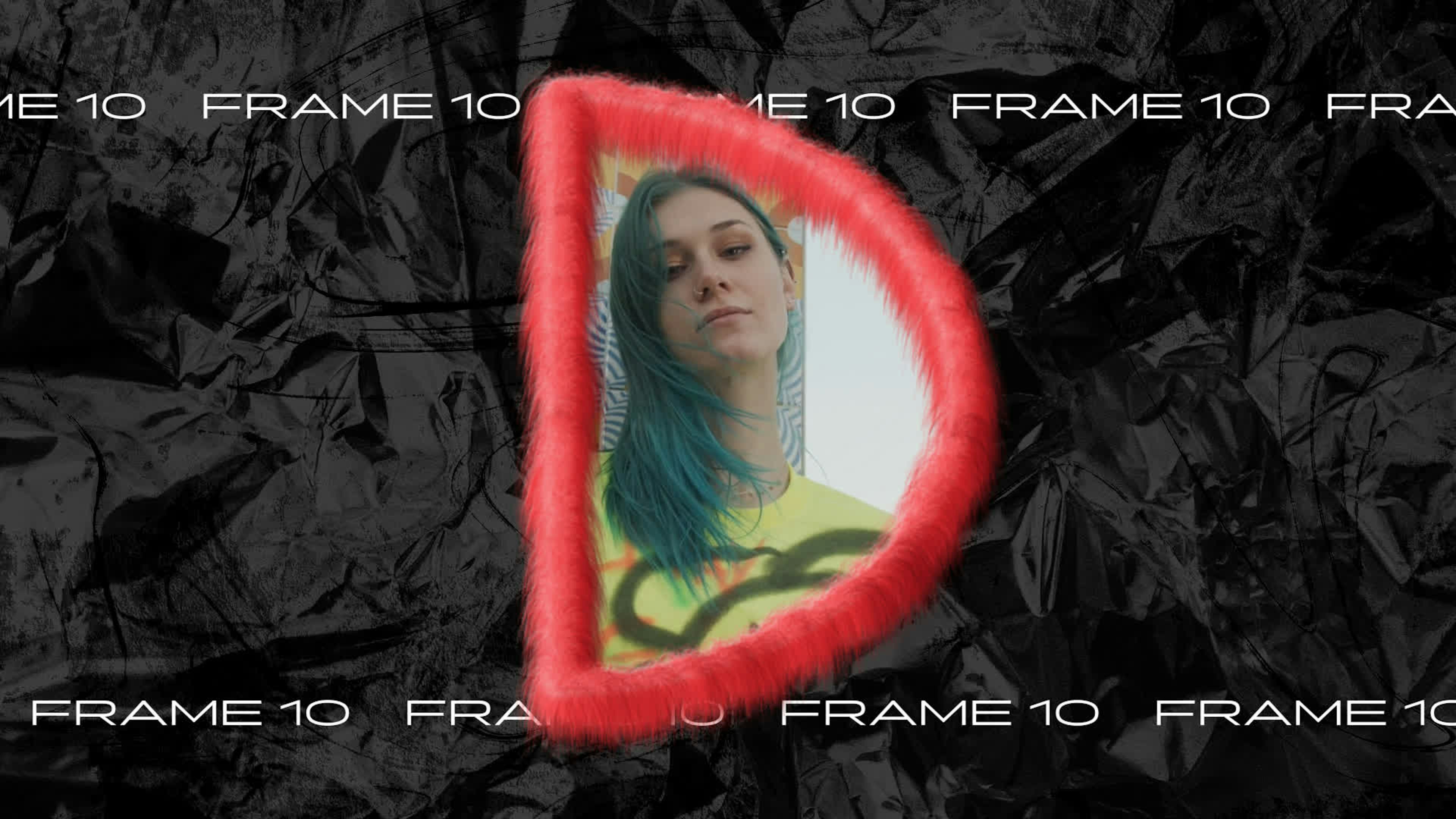 Bright Plush Frame - Small Window