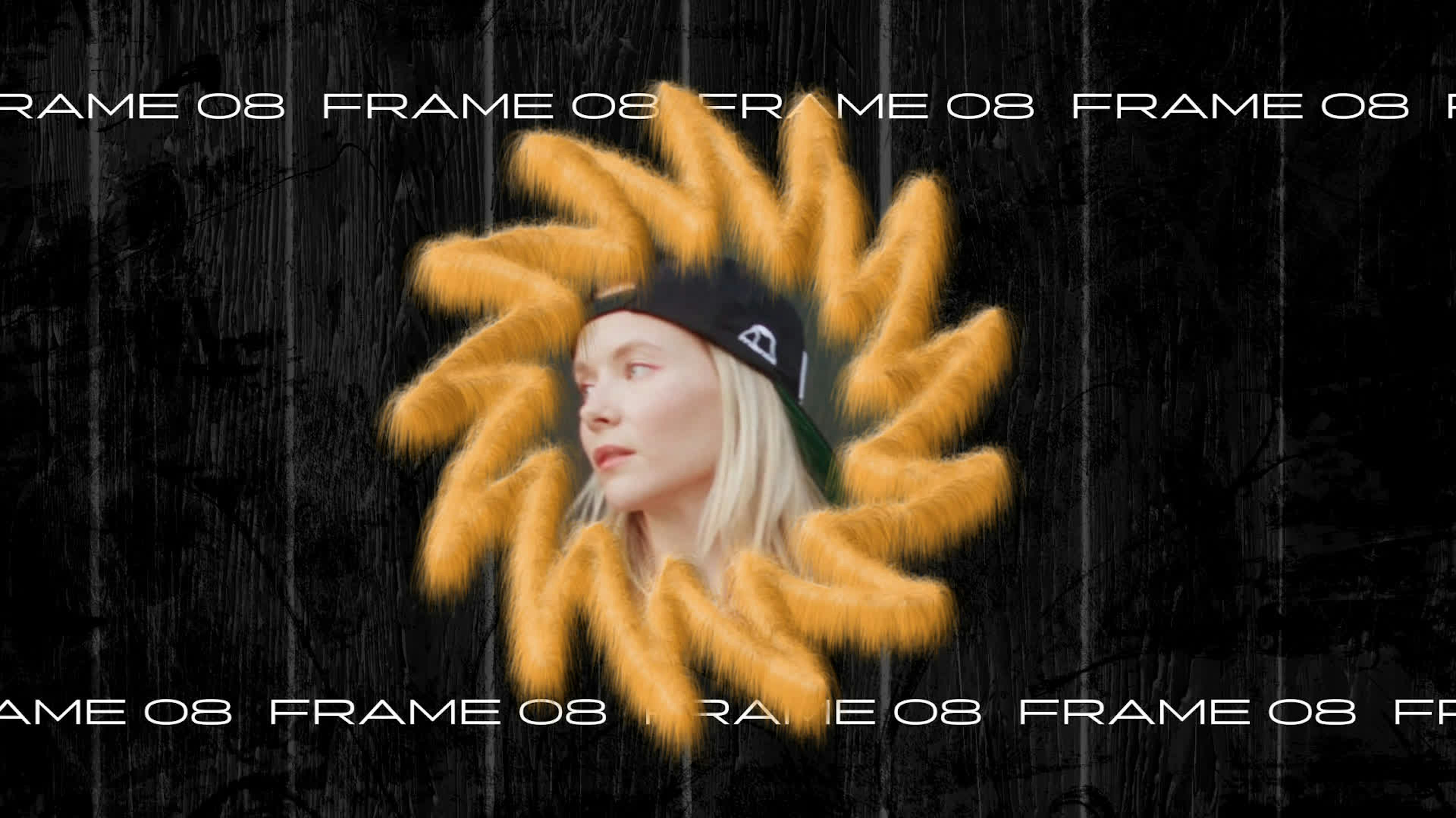 Bright Plush Frame - Sun