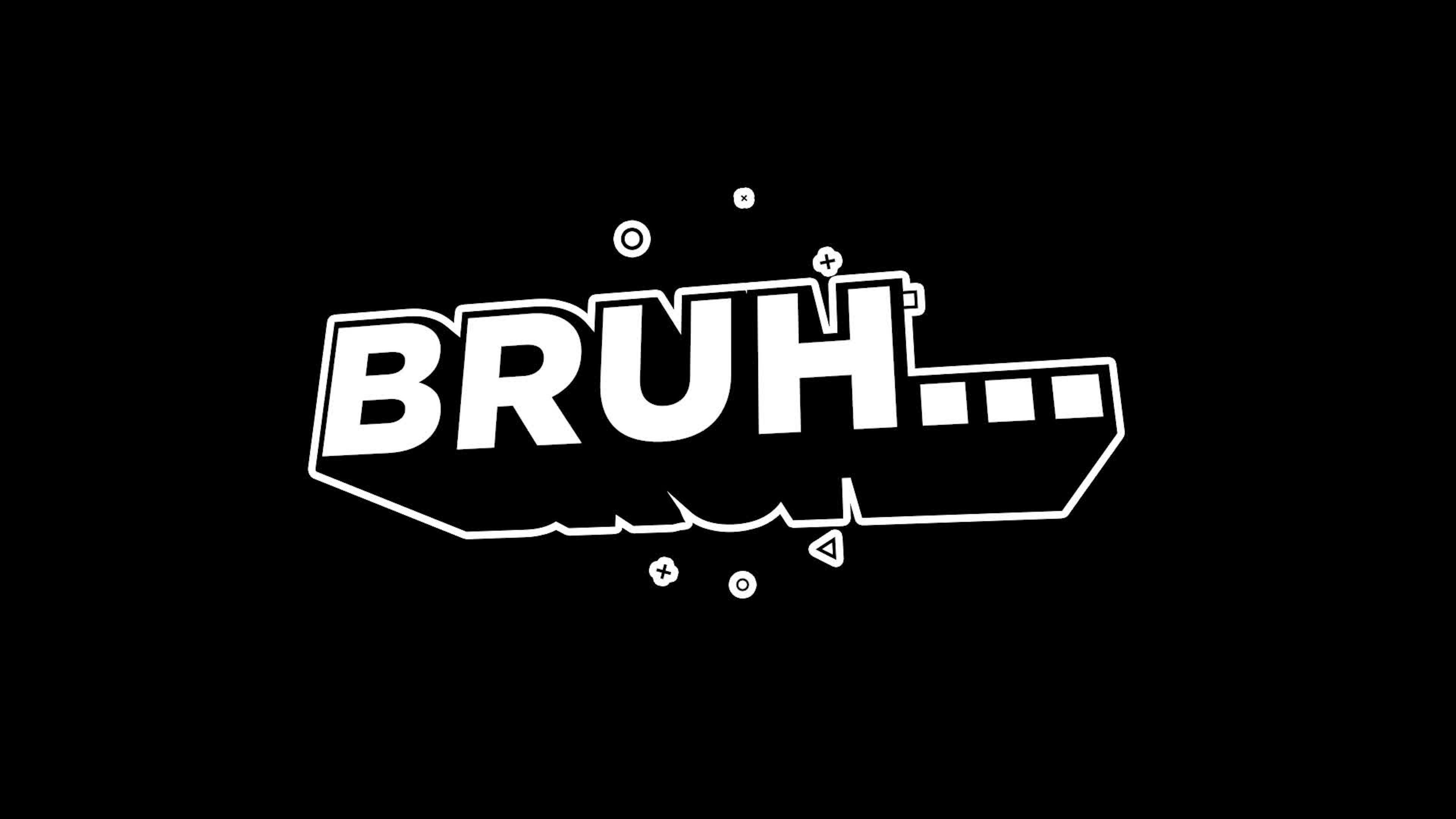 Bruh - Cartoon Text