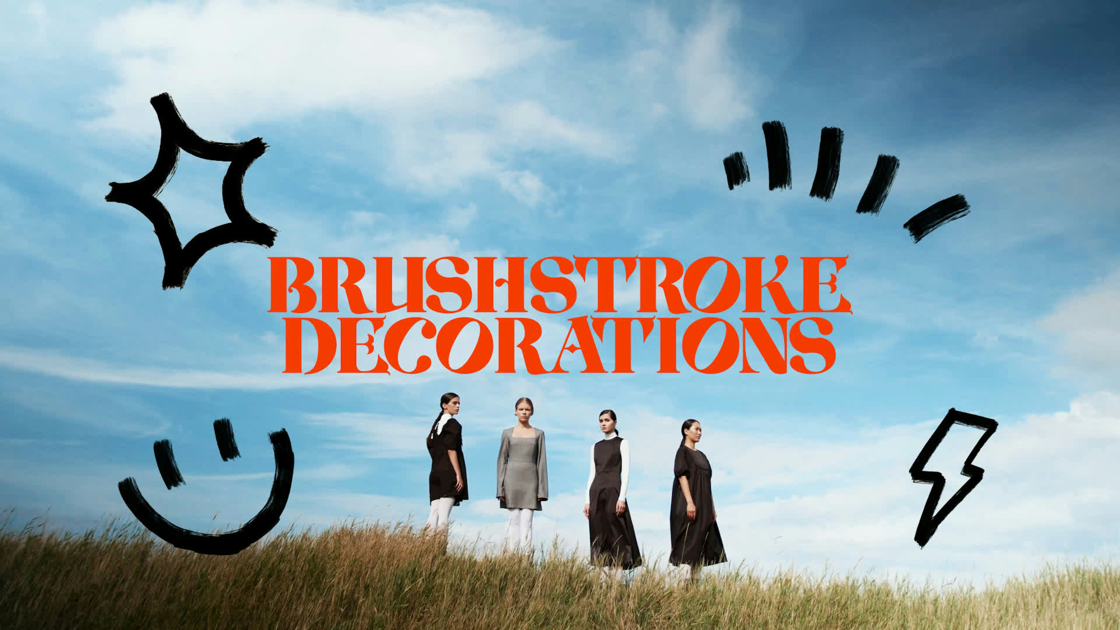 Brushstroke Decorations