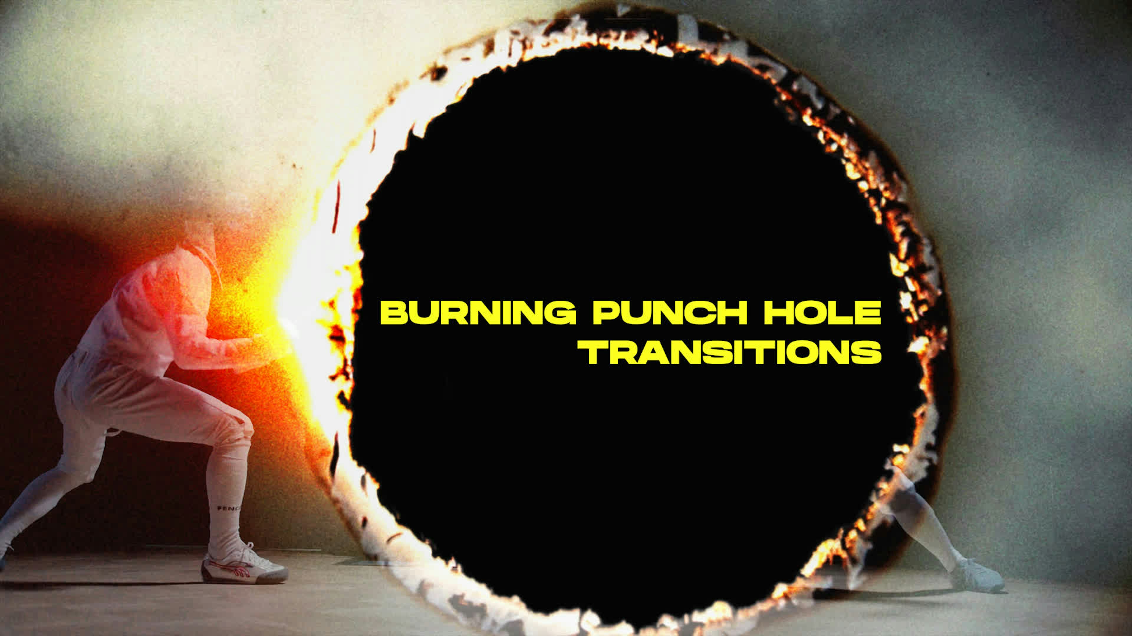 Burning Punch Hole Transitions