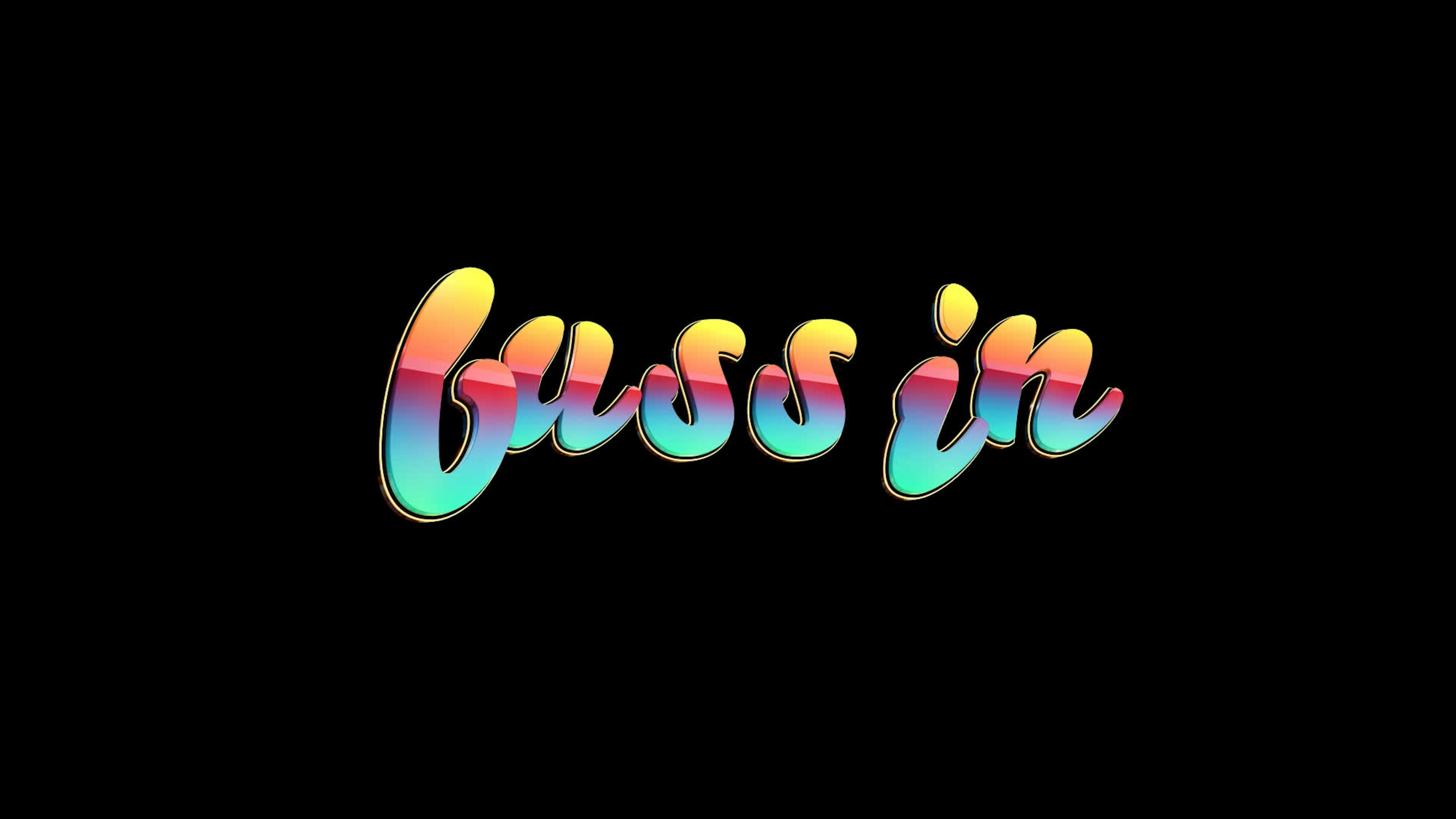 Bussin - Colorful Text