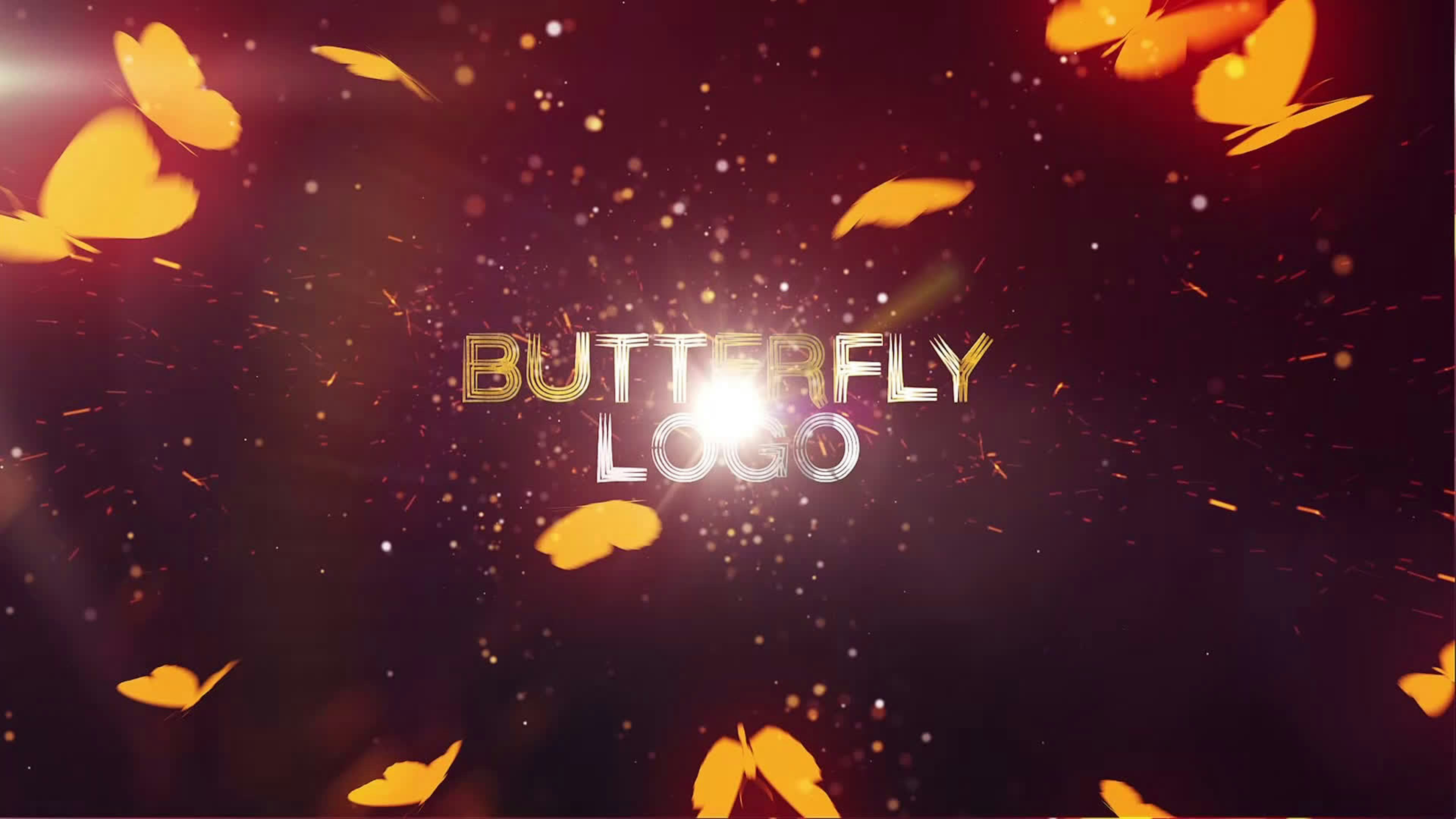 Butterfly Logo Reveal
