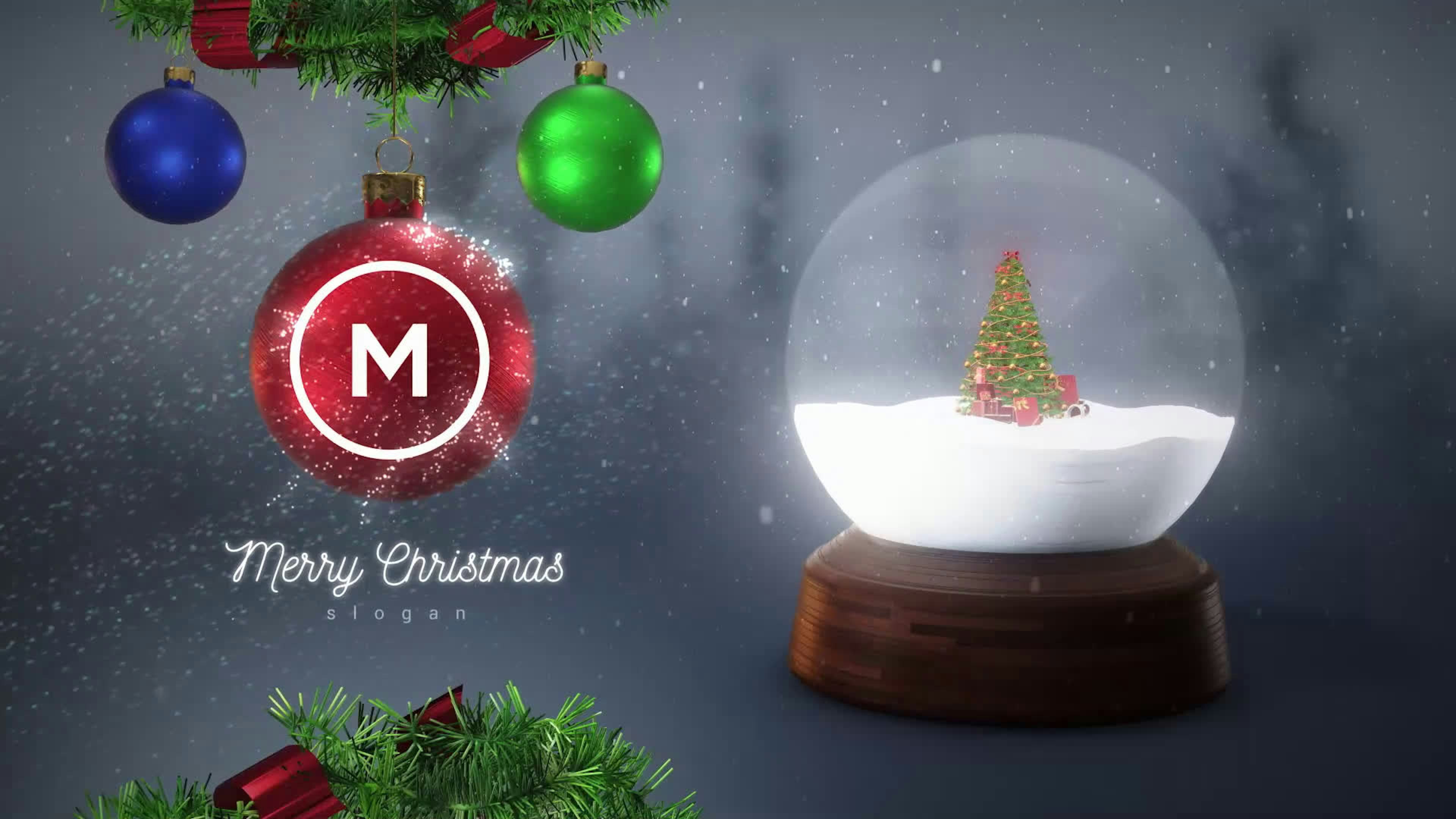 Christmas Creative Logo Reveal