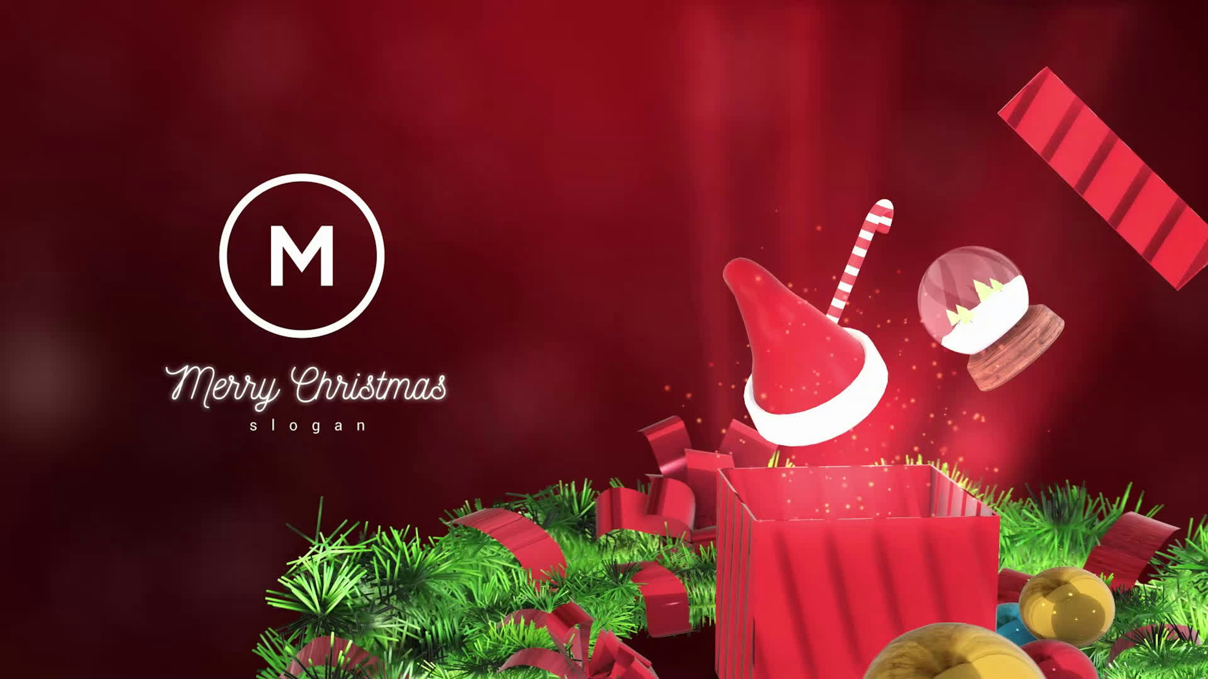 Christmas Gift Box Logo Reveal