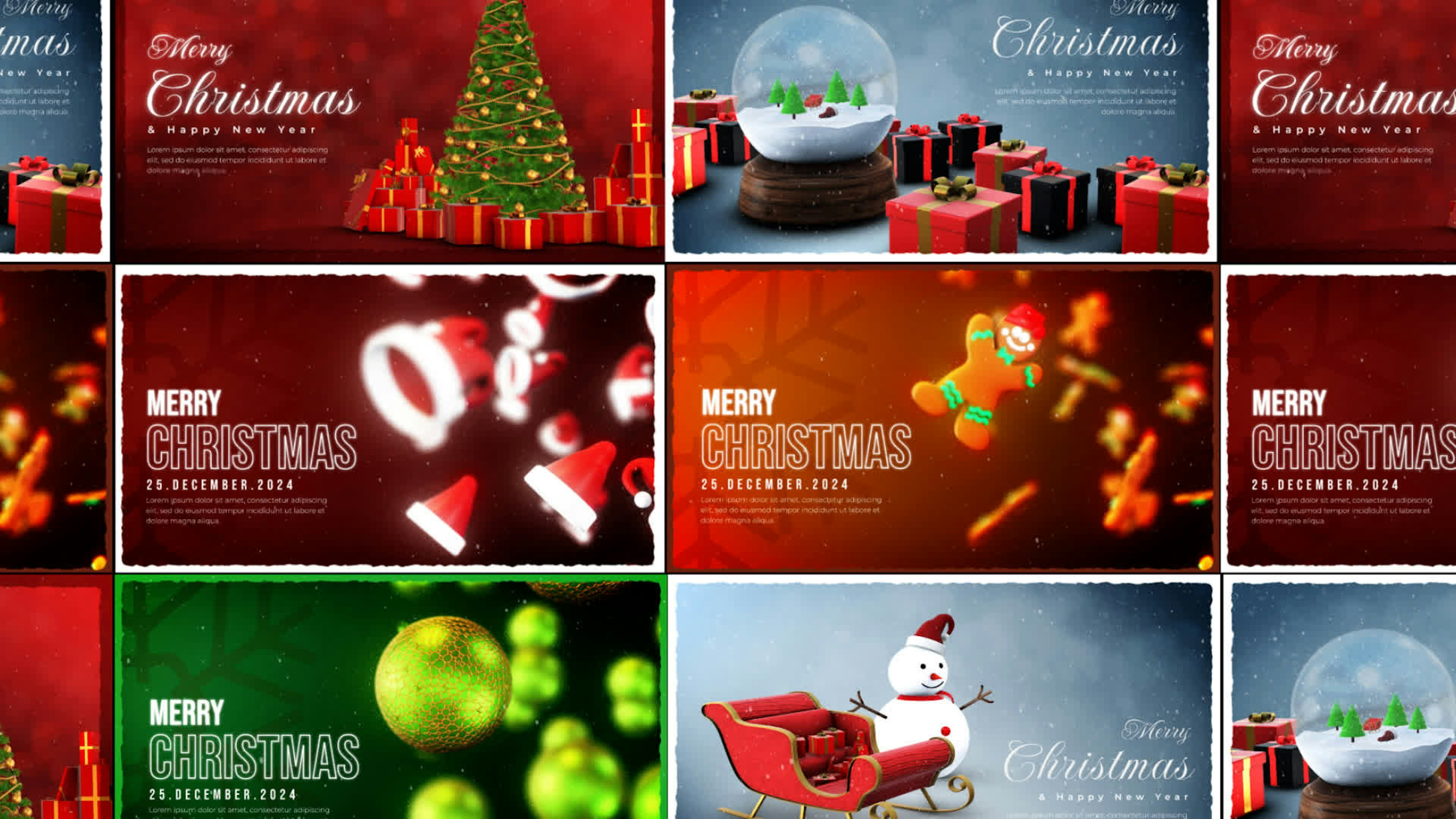 Christmas Greetings Pack