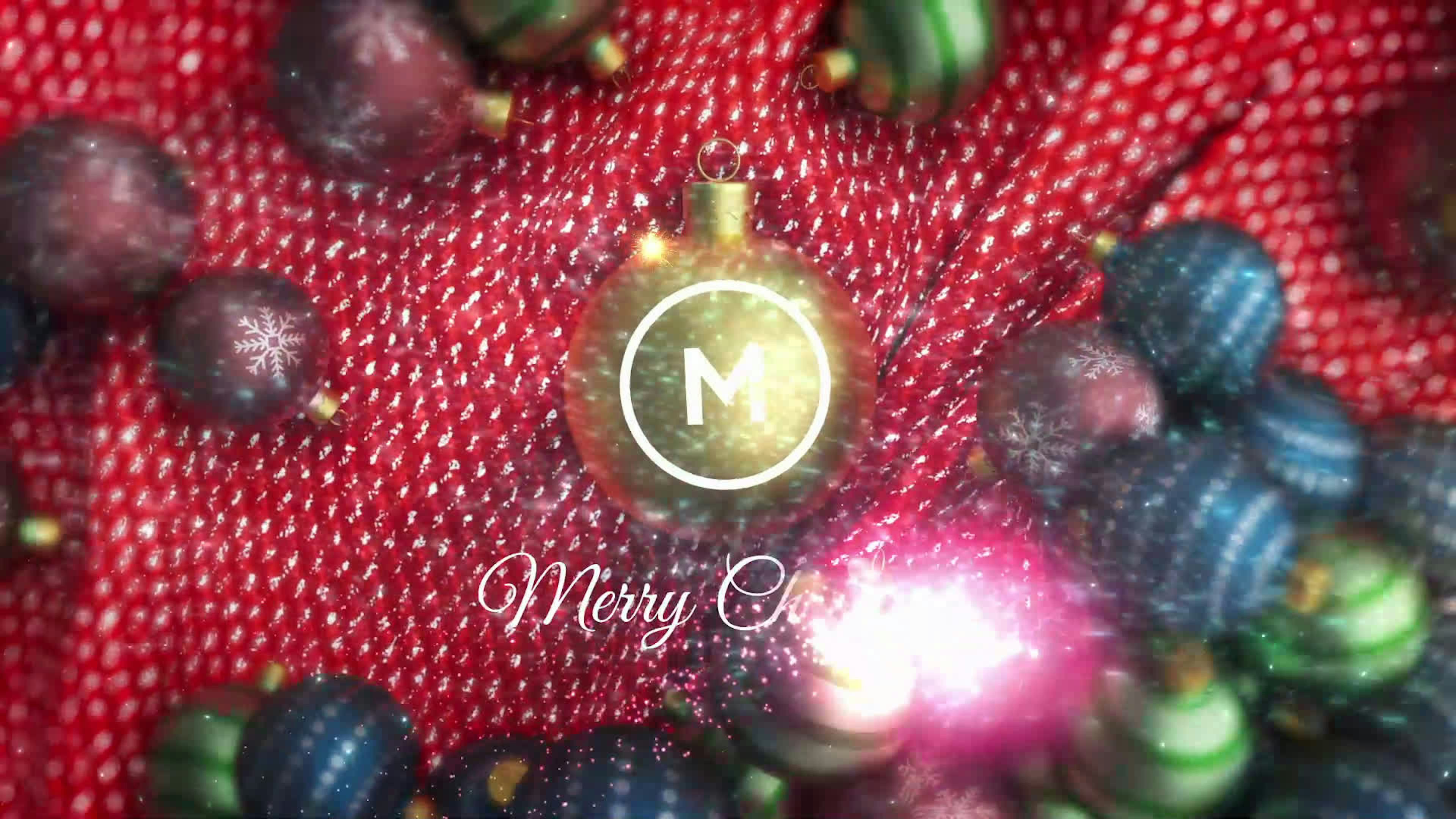 Christmas Ornament Logo Reveal