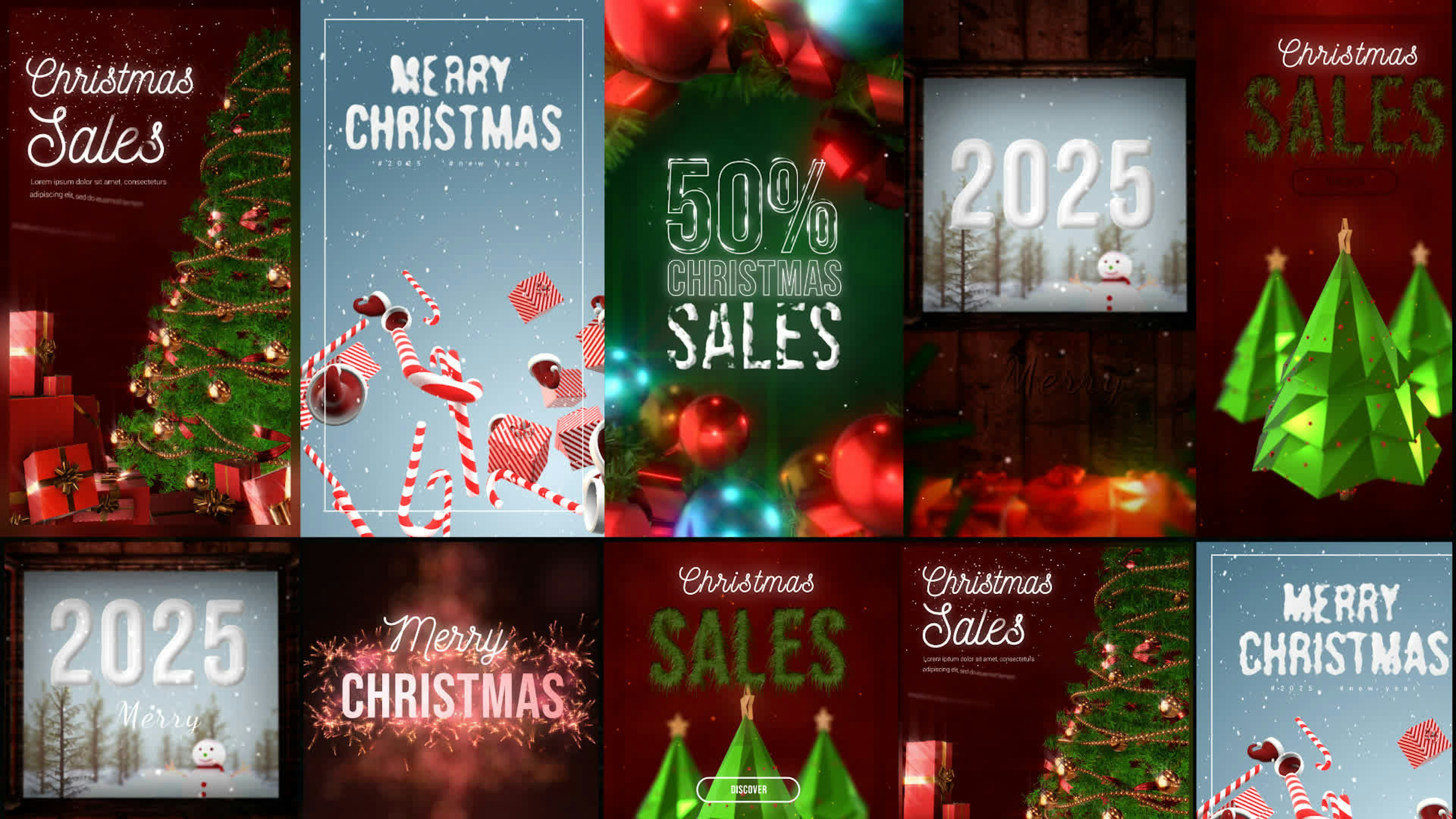 Christmas Posts And Stories Pack