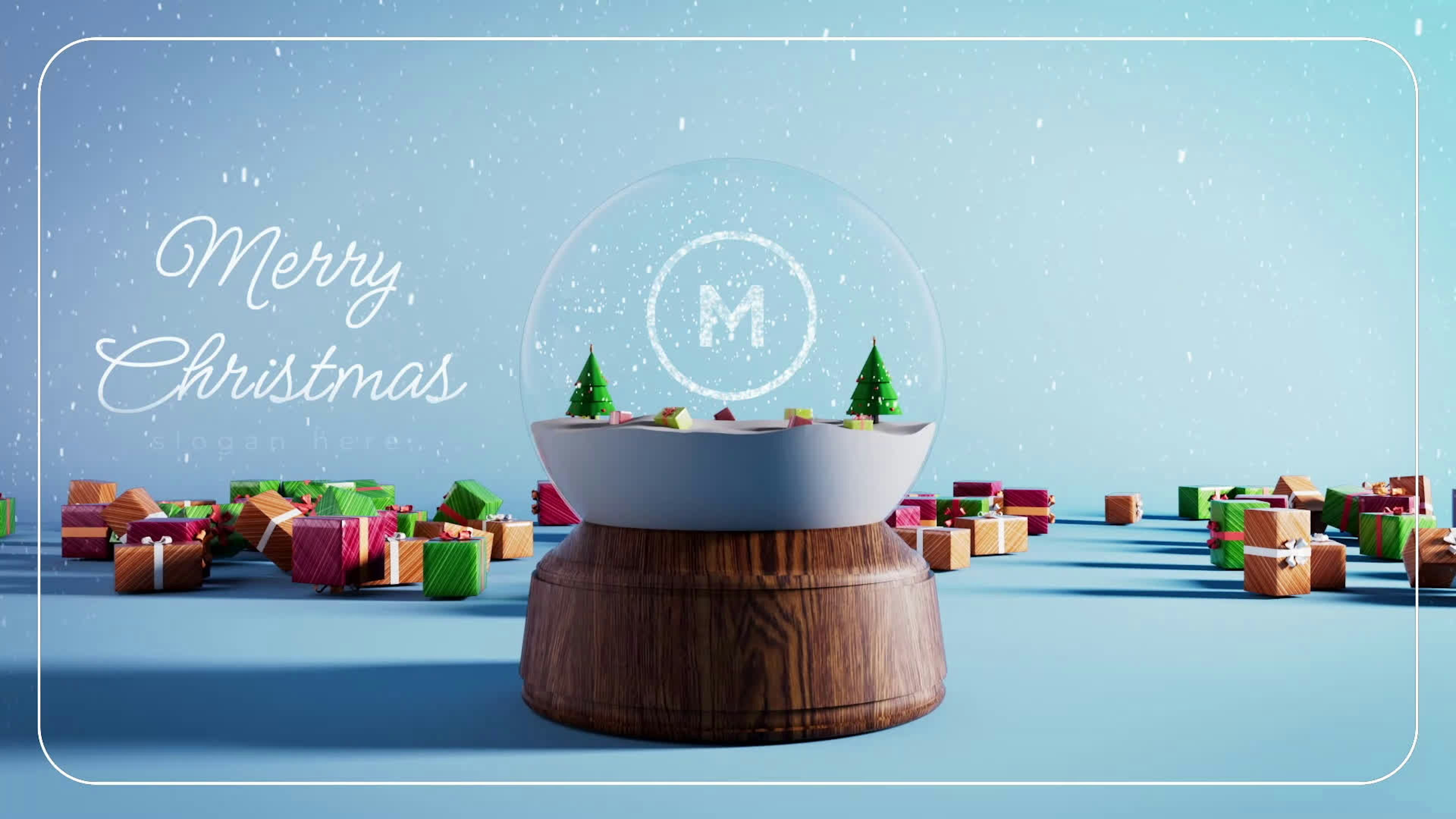 Christmas Snow Globe Logo