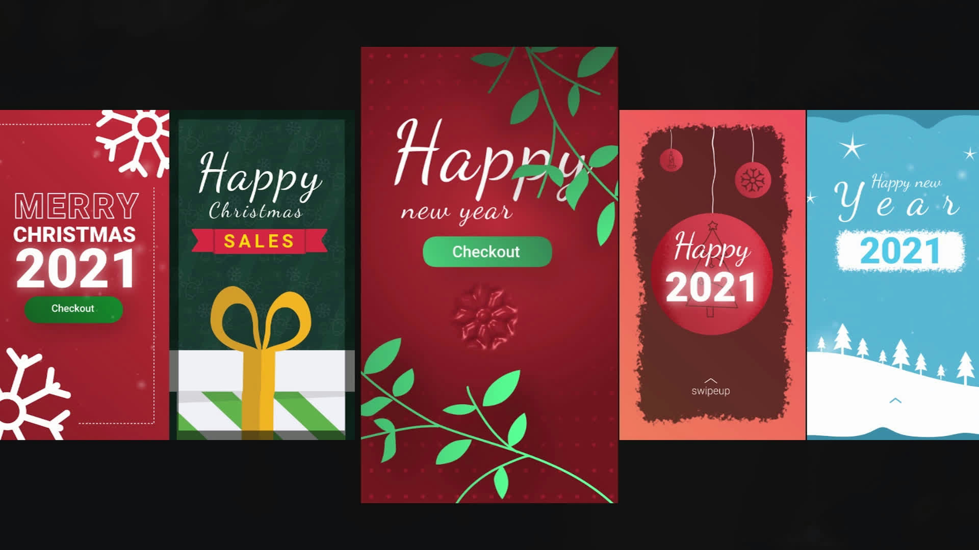 Christmas Vertical Stories