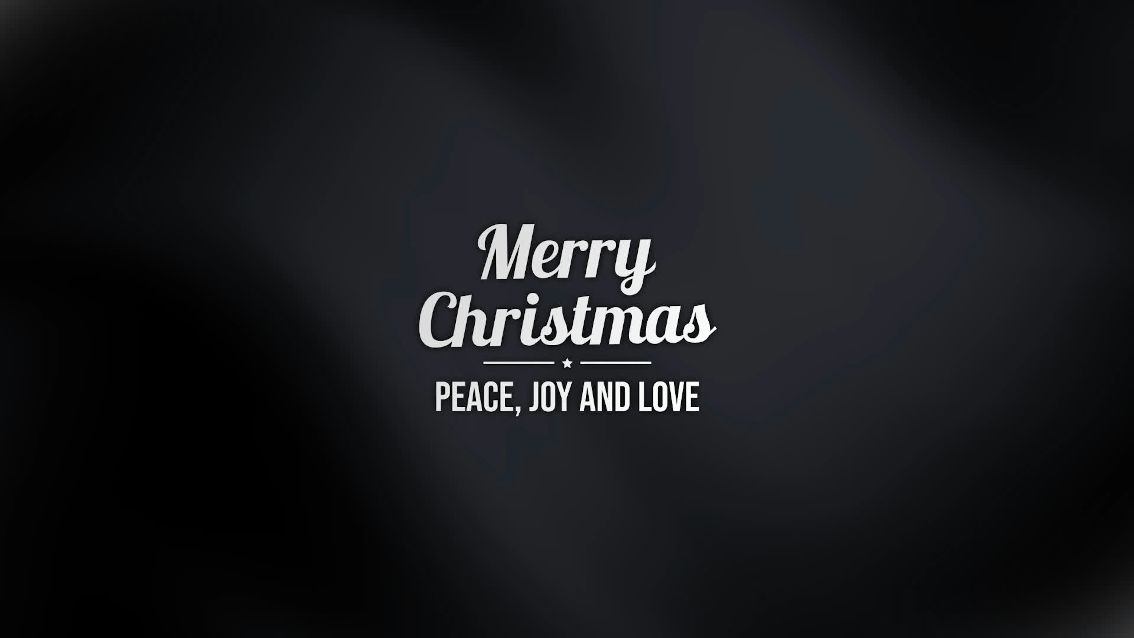 Christmas Wishes Title Text Animation