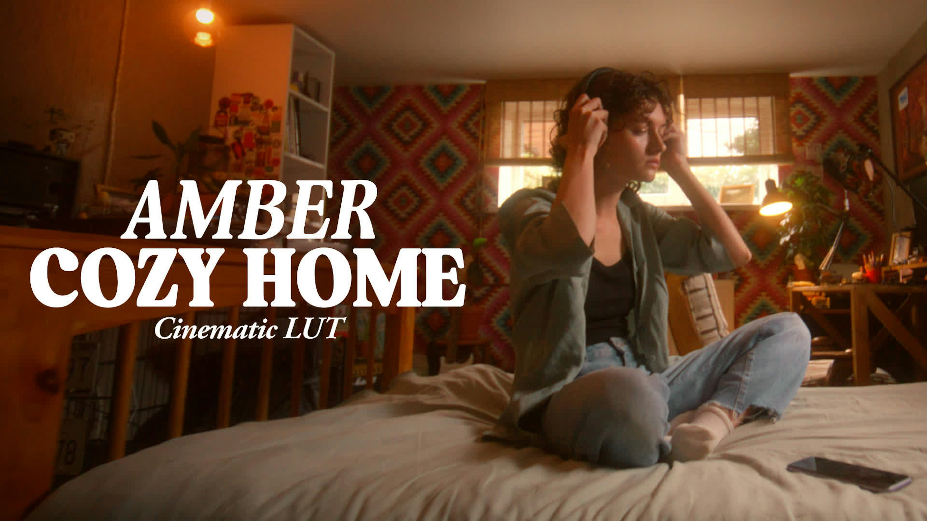 Cinematic Amber Cozy LUT