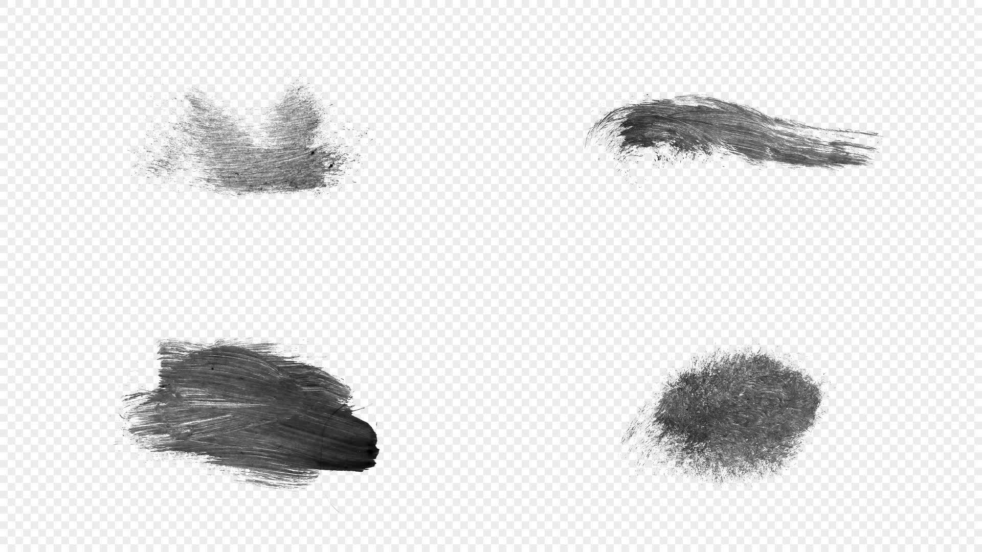Animated Brush Element Pack On Alpha • Motion Graphics Template • Uppbeat