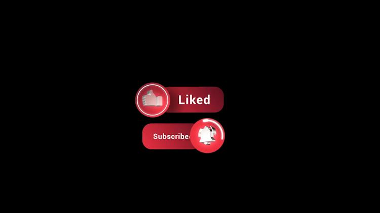 Classic Subscribe Button Like And Subscribe Classic • Motion Graphics Template • Uppbeat