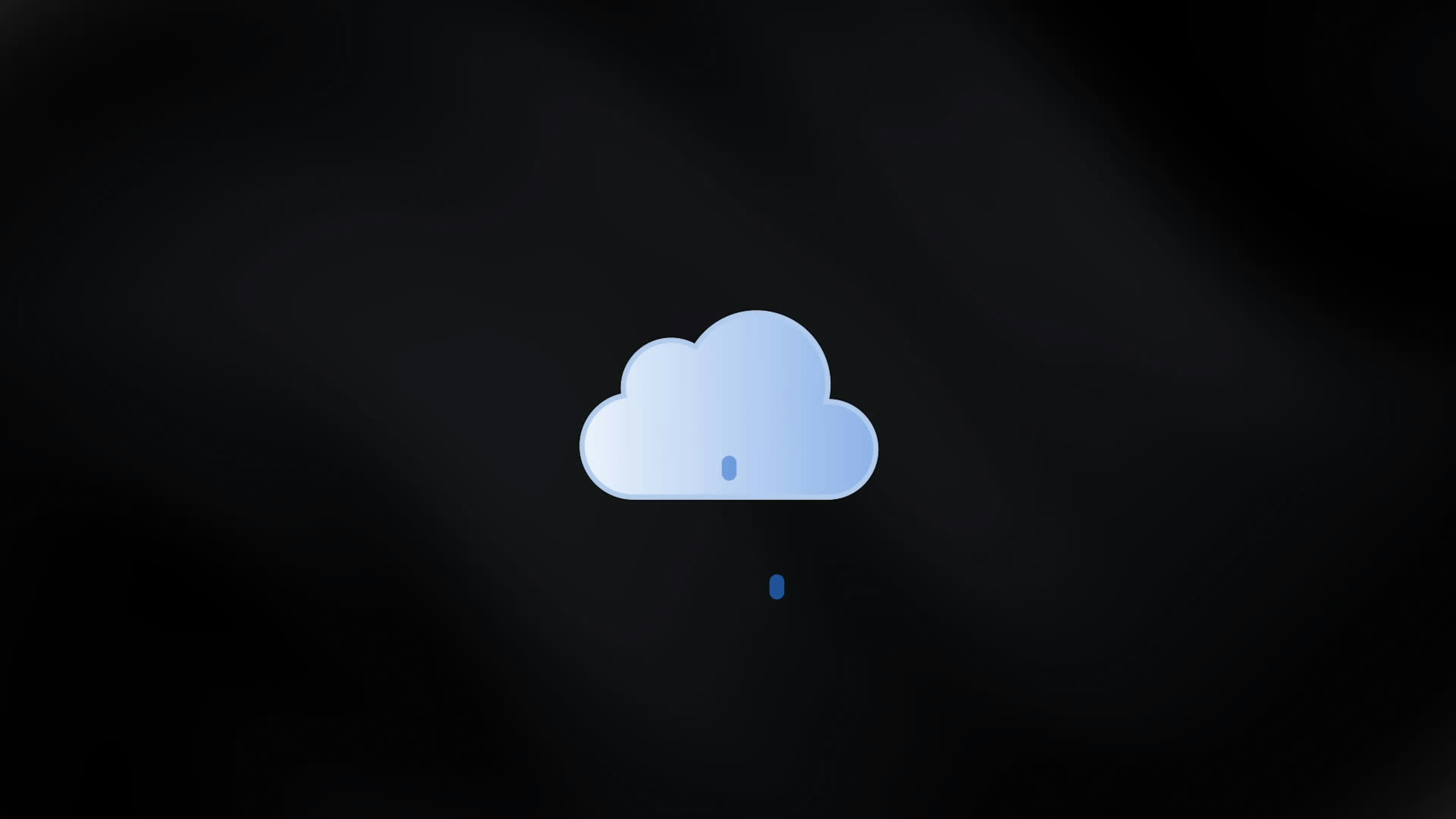 Cloud Drizzle Weather Animation