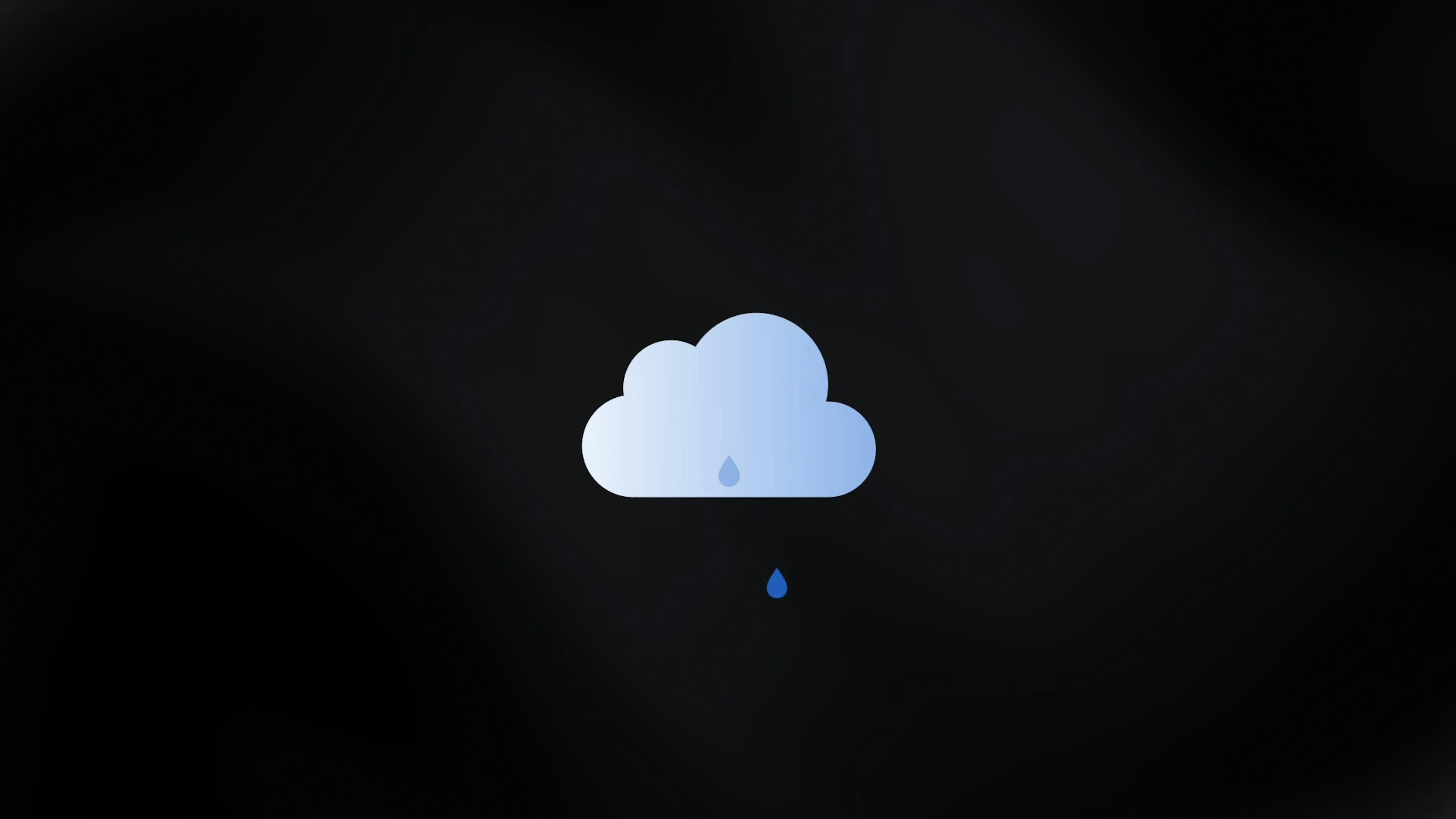 Cloud Water Drops Weather Animation