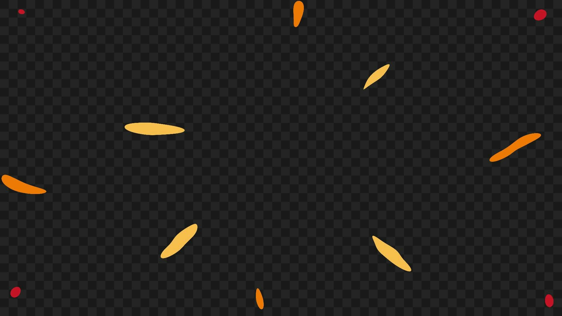 Colorful Drawn Animated Particles Overlay • Motion Graphics Template ...