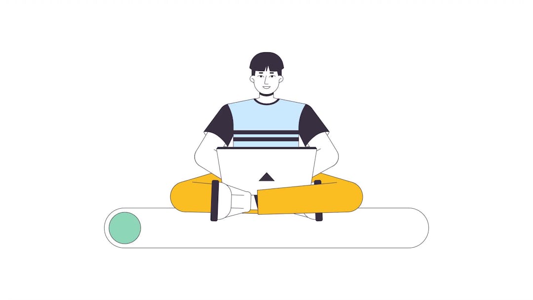 Animated helping with homework • Motion Graphics Template • Uppbeat