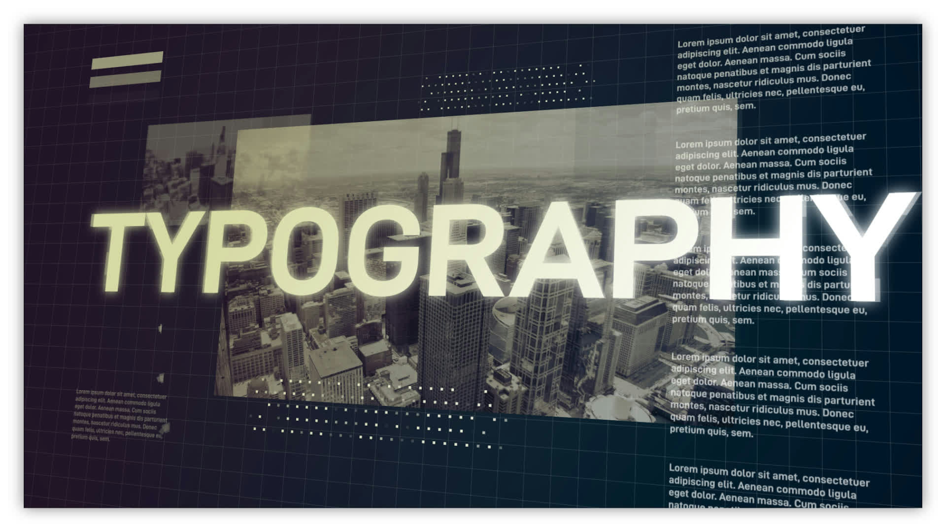 Corporate Modern Typography