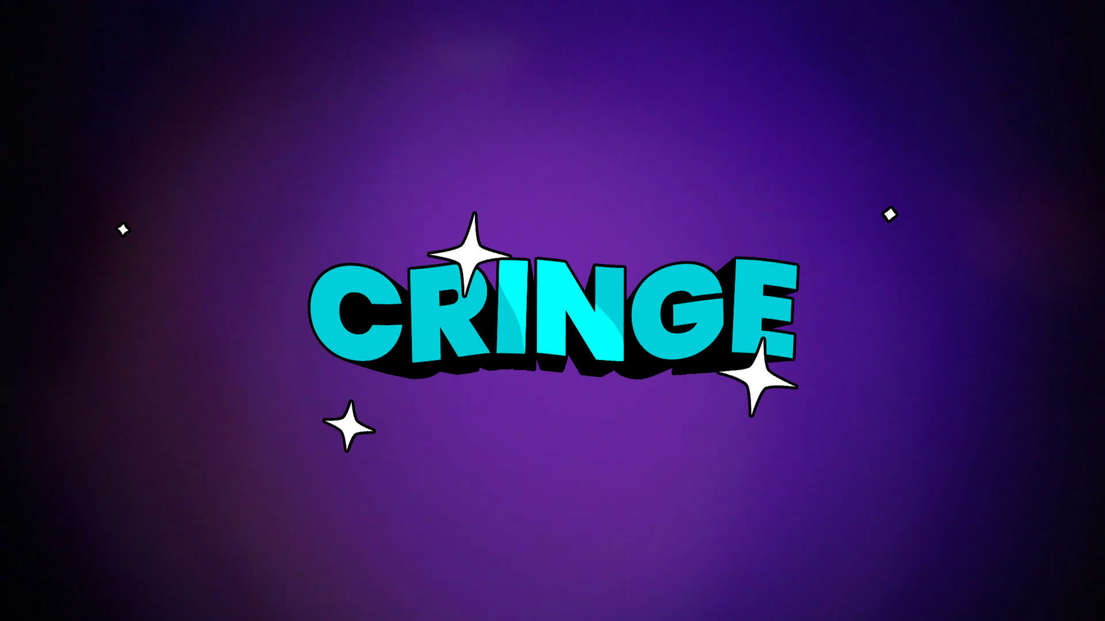 Cringe - 3D Cartoon Text
